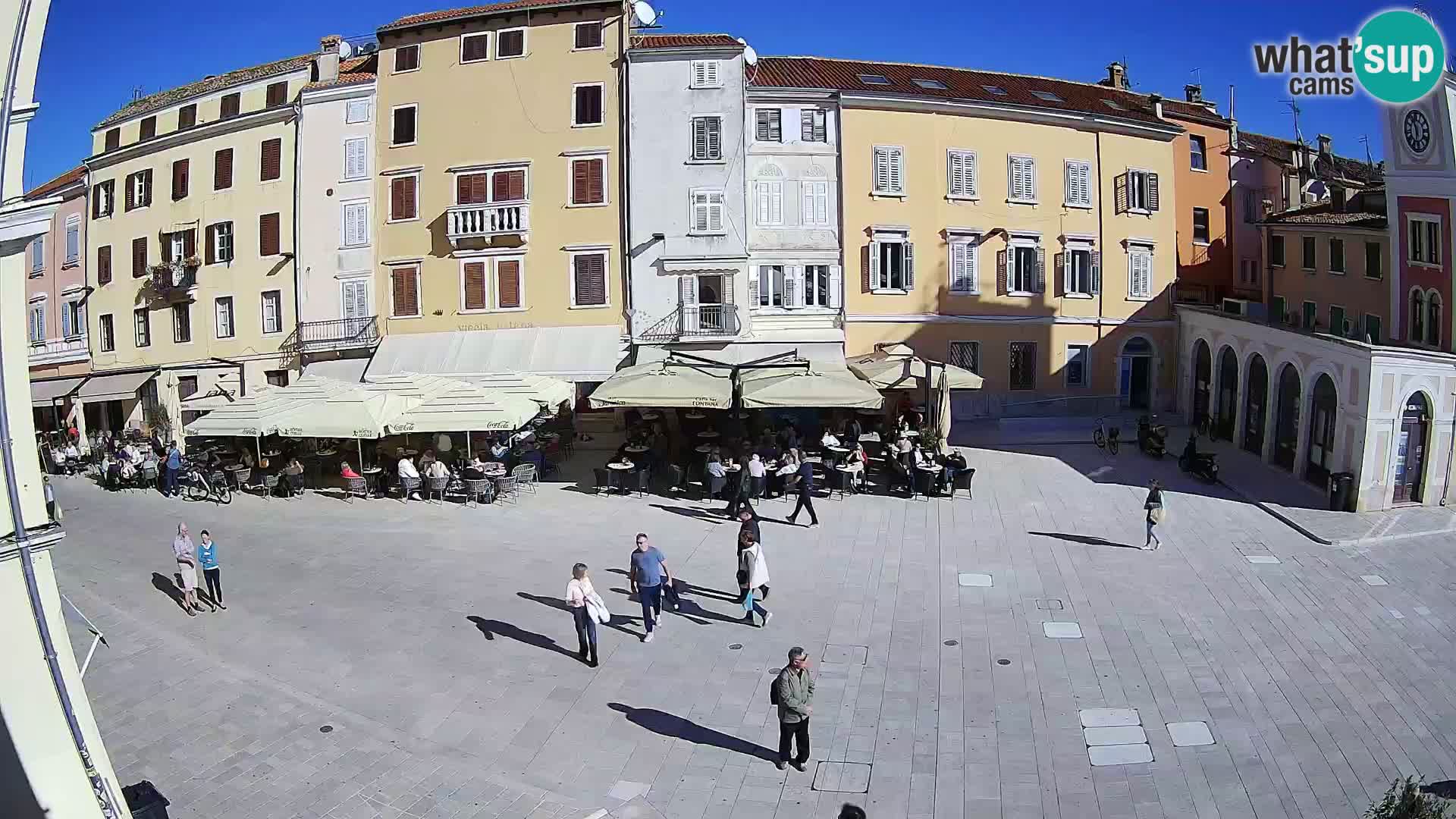 Webcam Rovinj Zentrum – Hauptplatz in Echtzeit