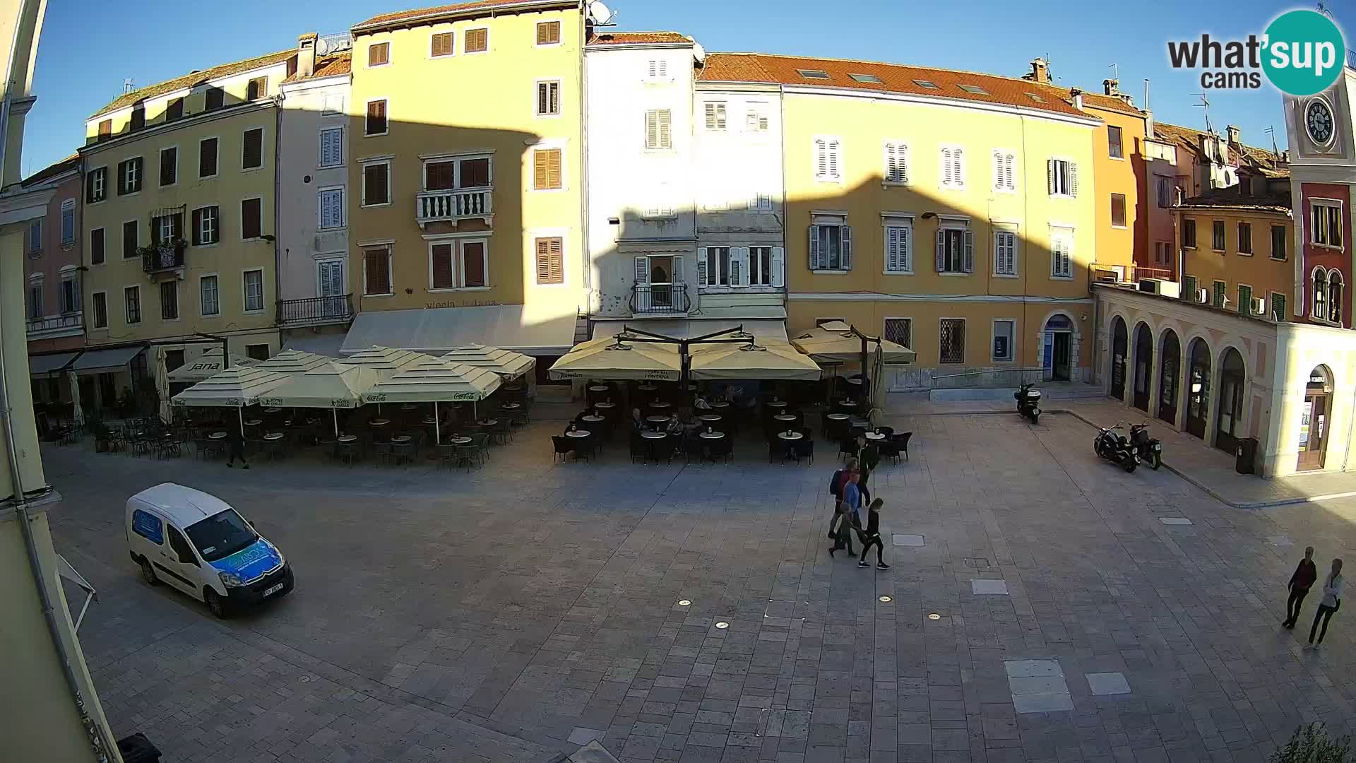 Webcam Rovinj Zentrum – Hauptplatz in Echtzeit