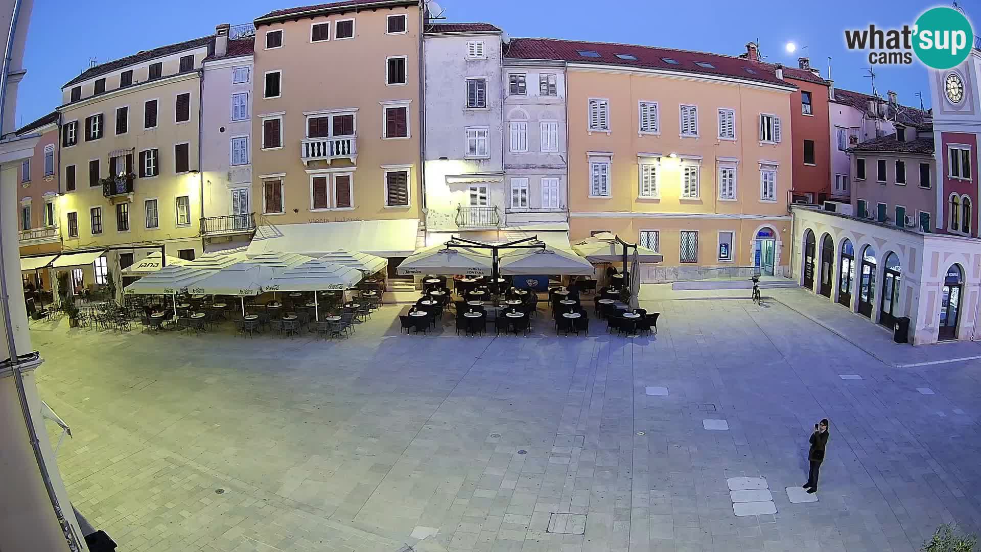 Webcam Rovinj Center – Plaza Principal
