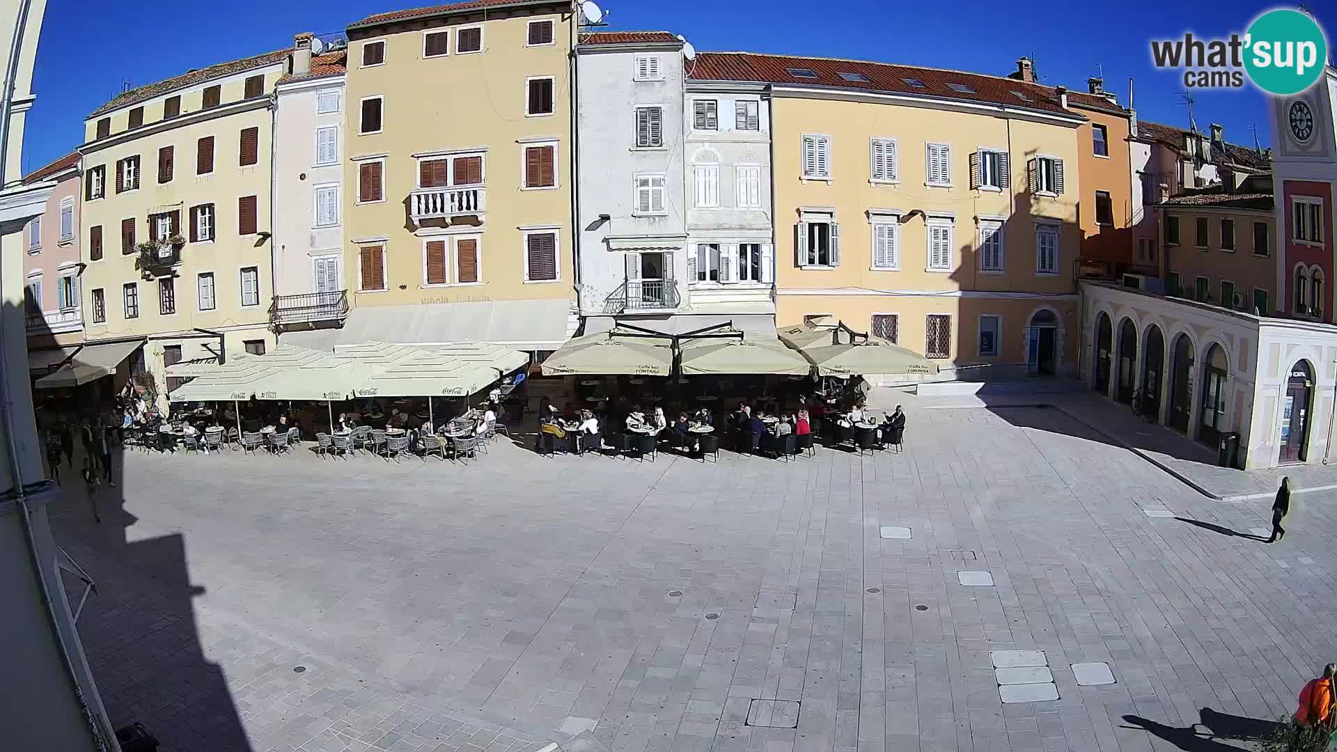 Webcam Rovinj Centre – Place Principale