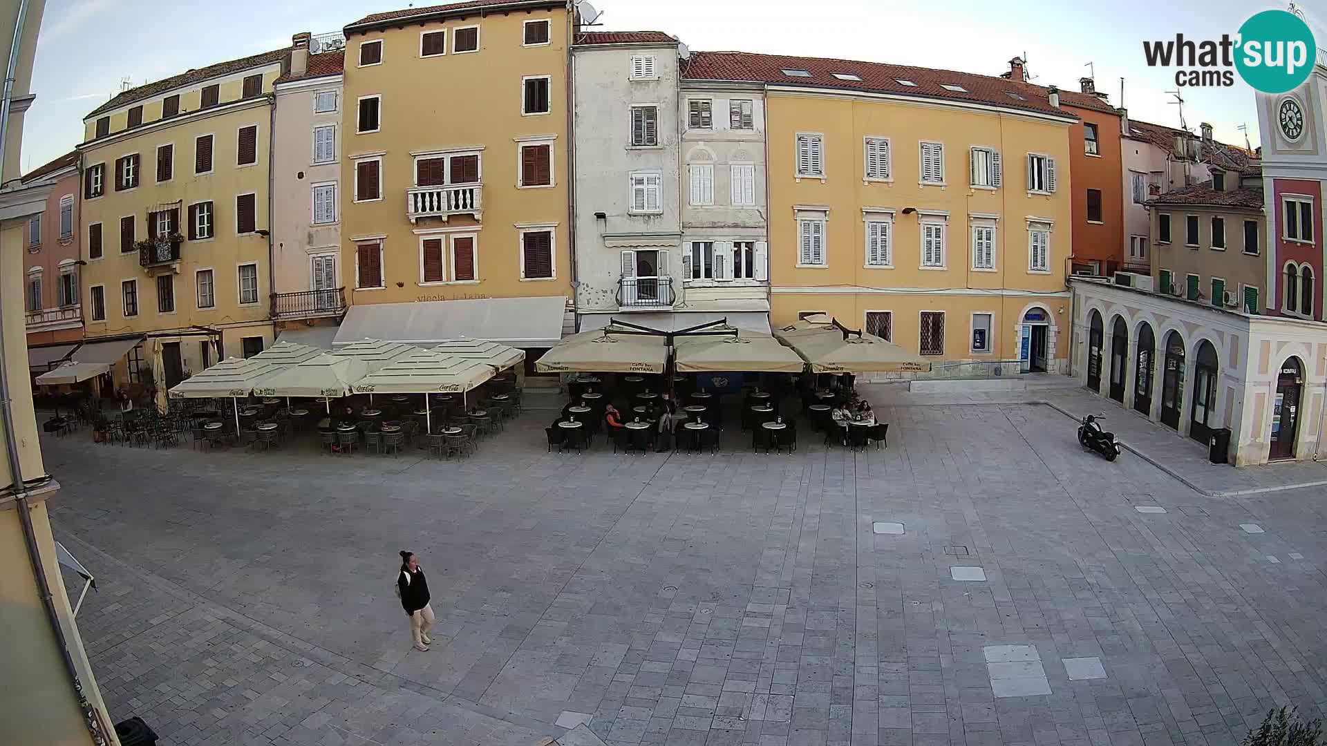 Webcam Rovinj Zentrum – Hauptplatz in Echtzeit