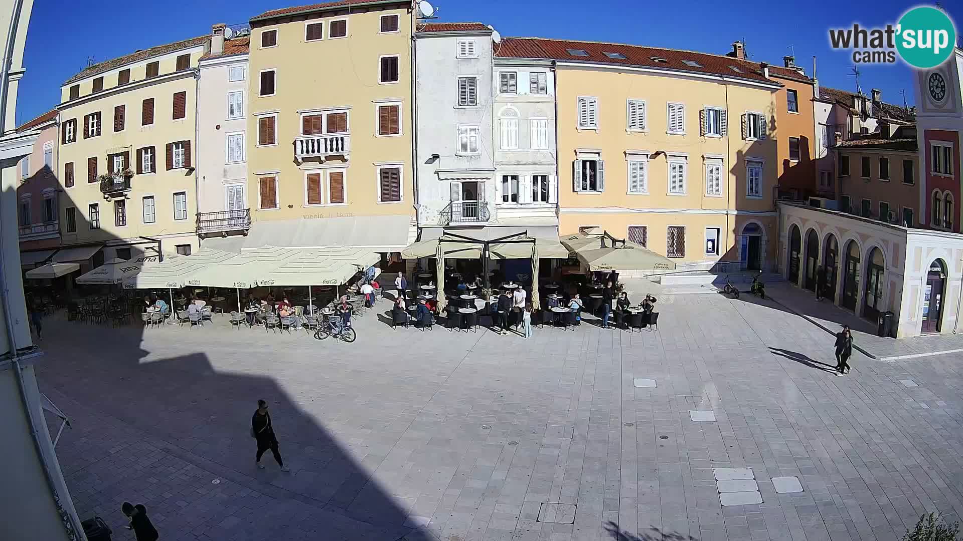 Webcam Rovinj Zentrum – Hauptplatz in Echtzeit
