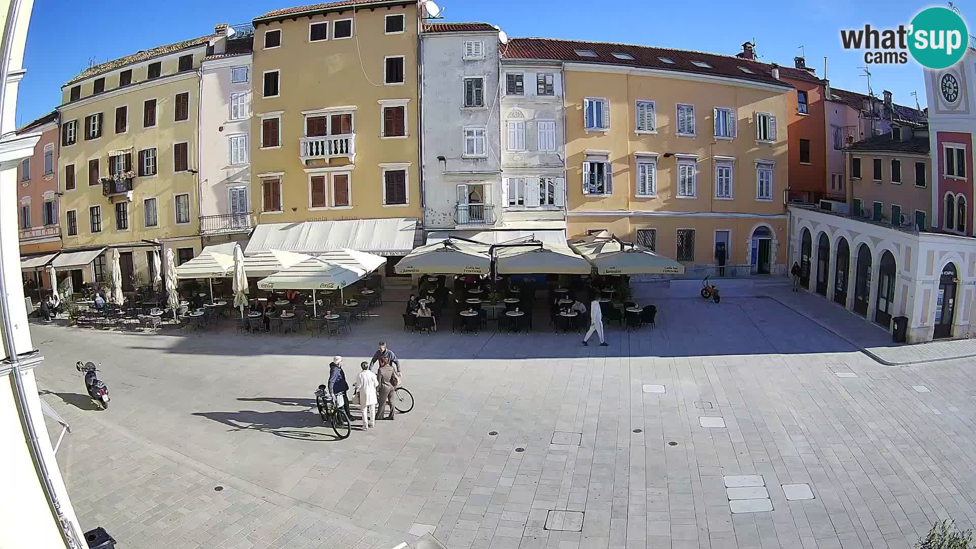 Webcam Rovinj Center – Plaza Principal