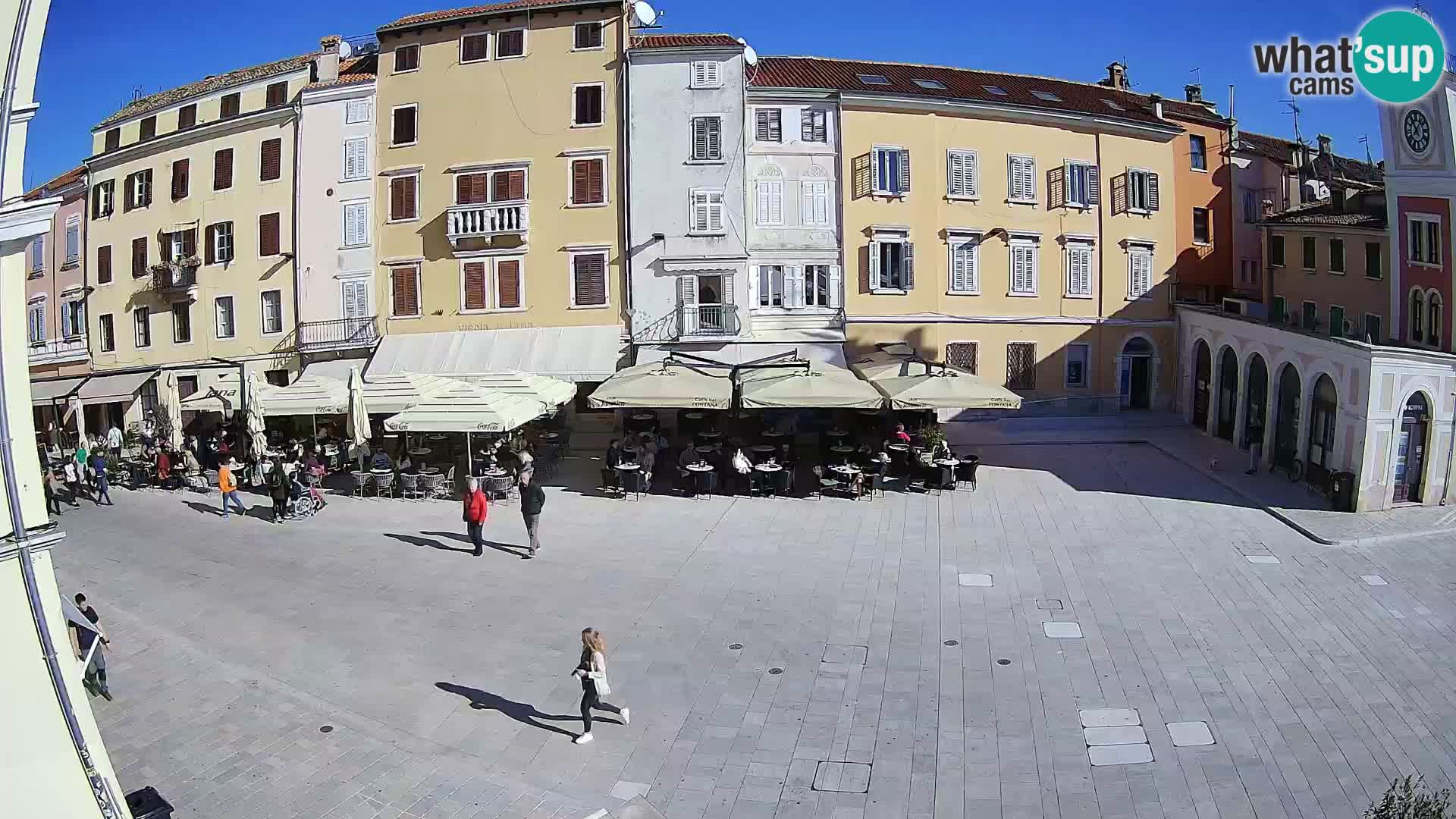 Webcam Rovinj Center – Plaza Principal
