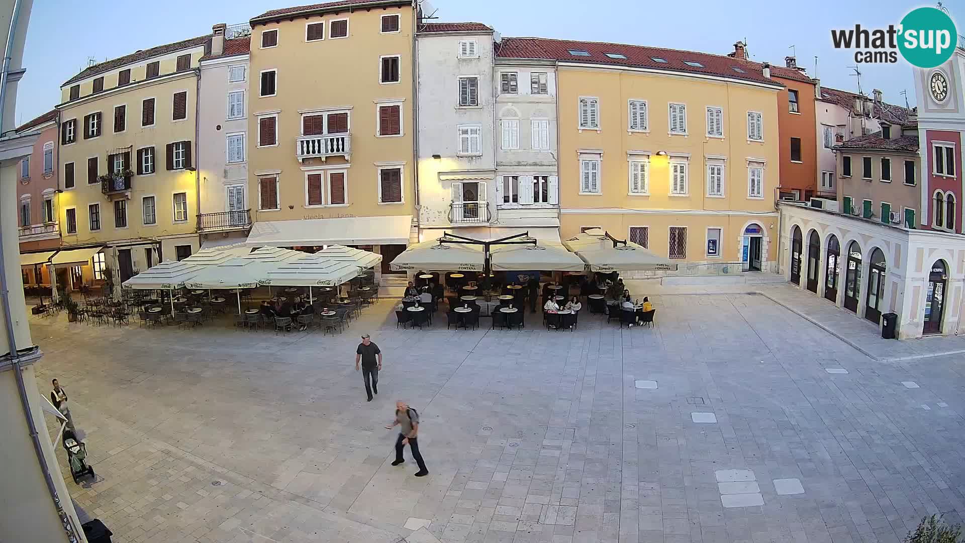 Webcam Rovinj Zentrum – Hauptplatz in Echtzeit