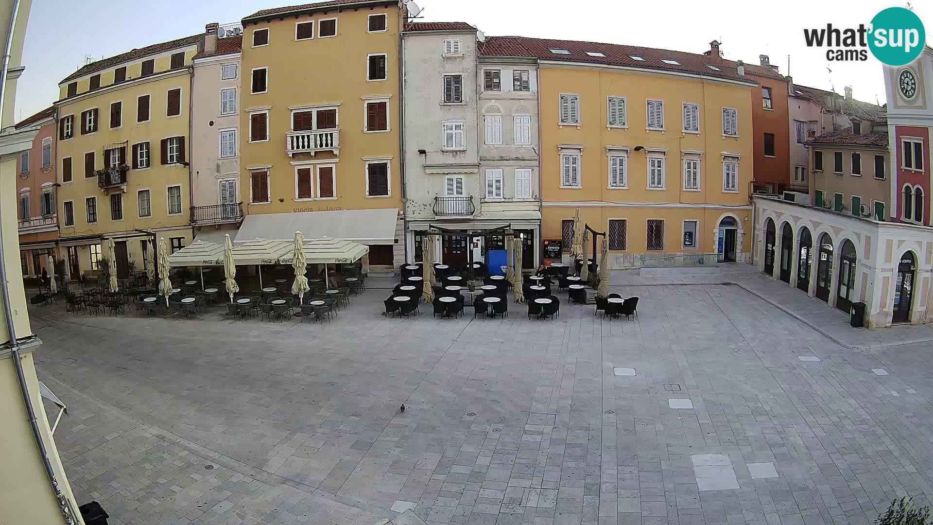 Webcam Rovinj Zentrum – Hauptplatz in Echtzeit