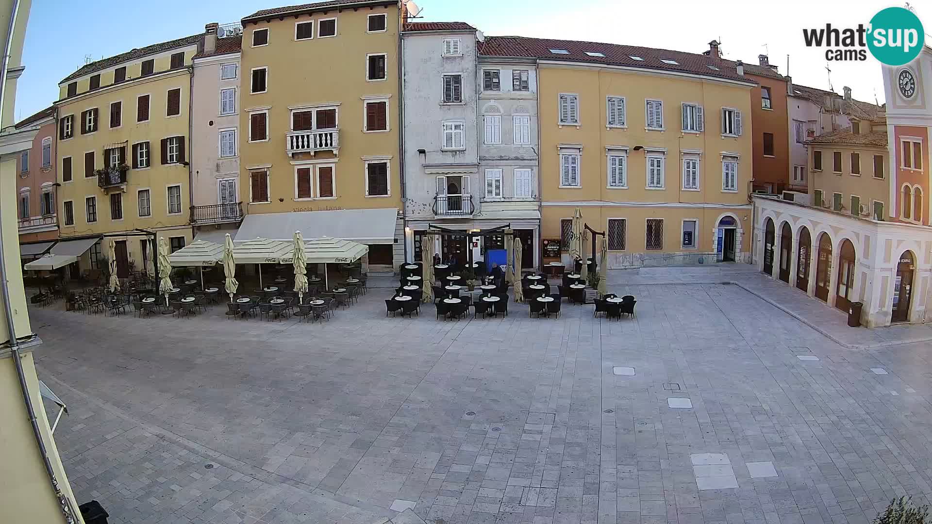 Webcam Rovinj Zentrum – Hauptplatz in Echtzeit