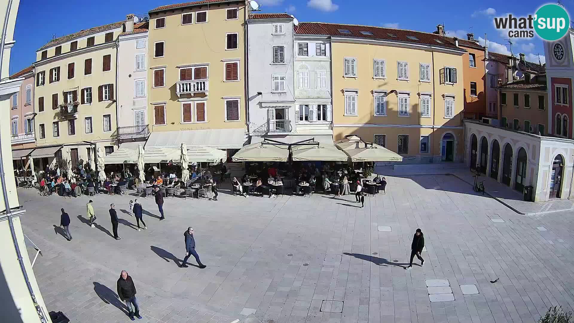 Webcam Rovinj Center – Plaza Principal