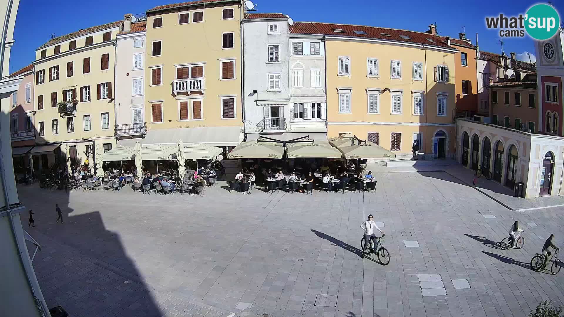 Webcam Rovinj Zentrum – Hauptplatz in Echtzeit