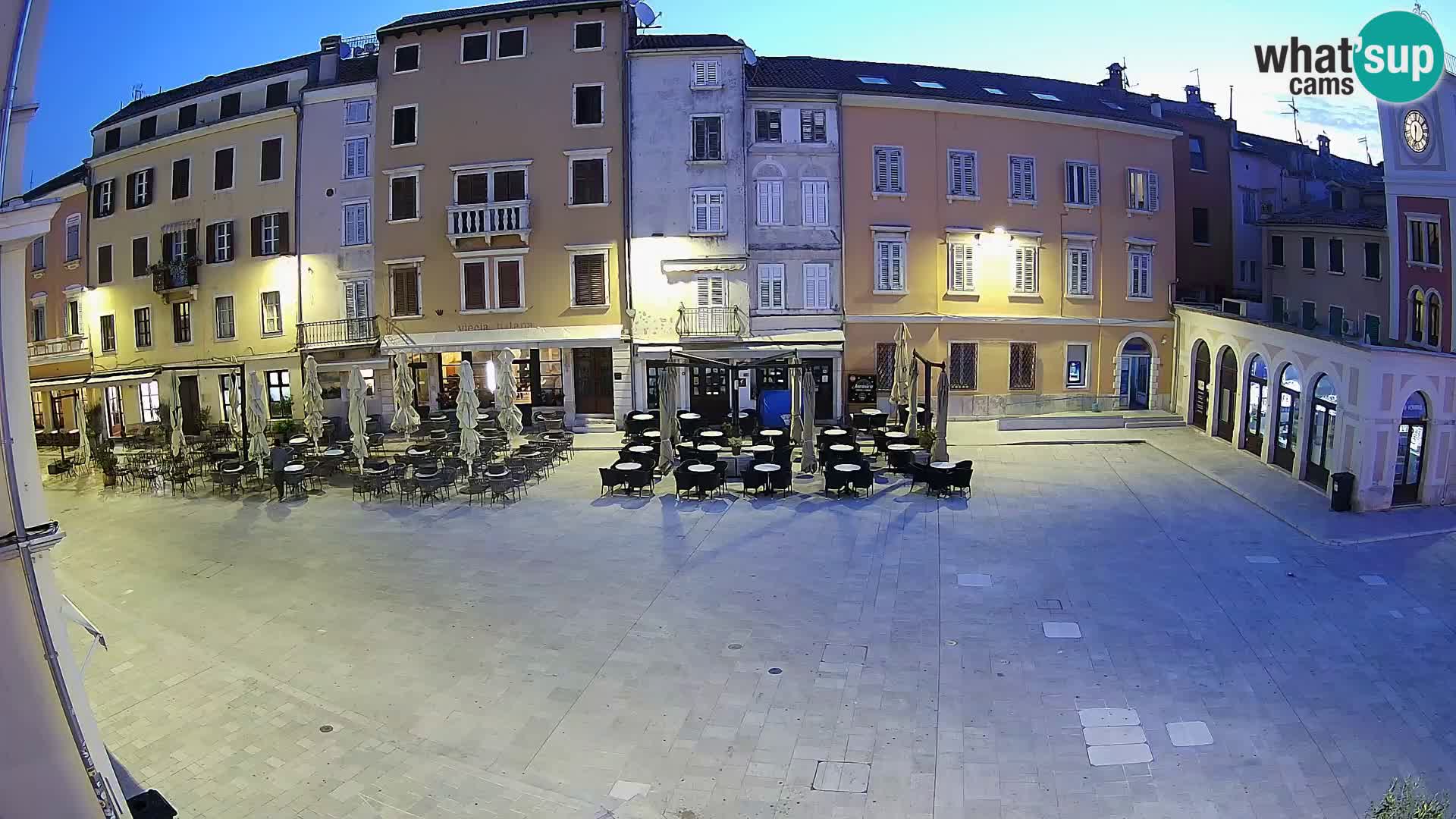 Webcam Rovinj Zentrum – Hauptplatz in Echtzeit