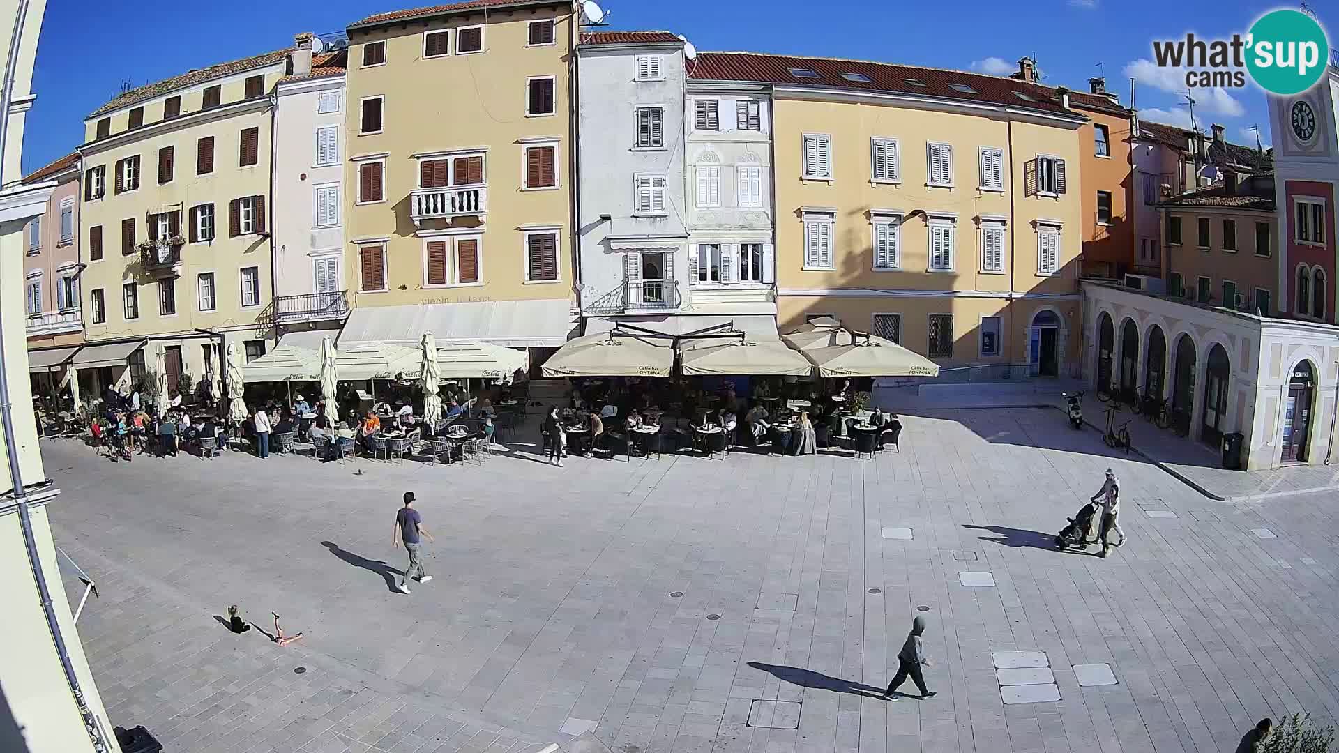Webcam Rovinj Center – Plaza Principal
