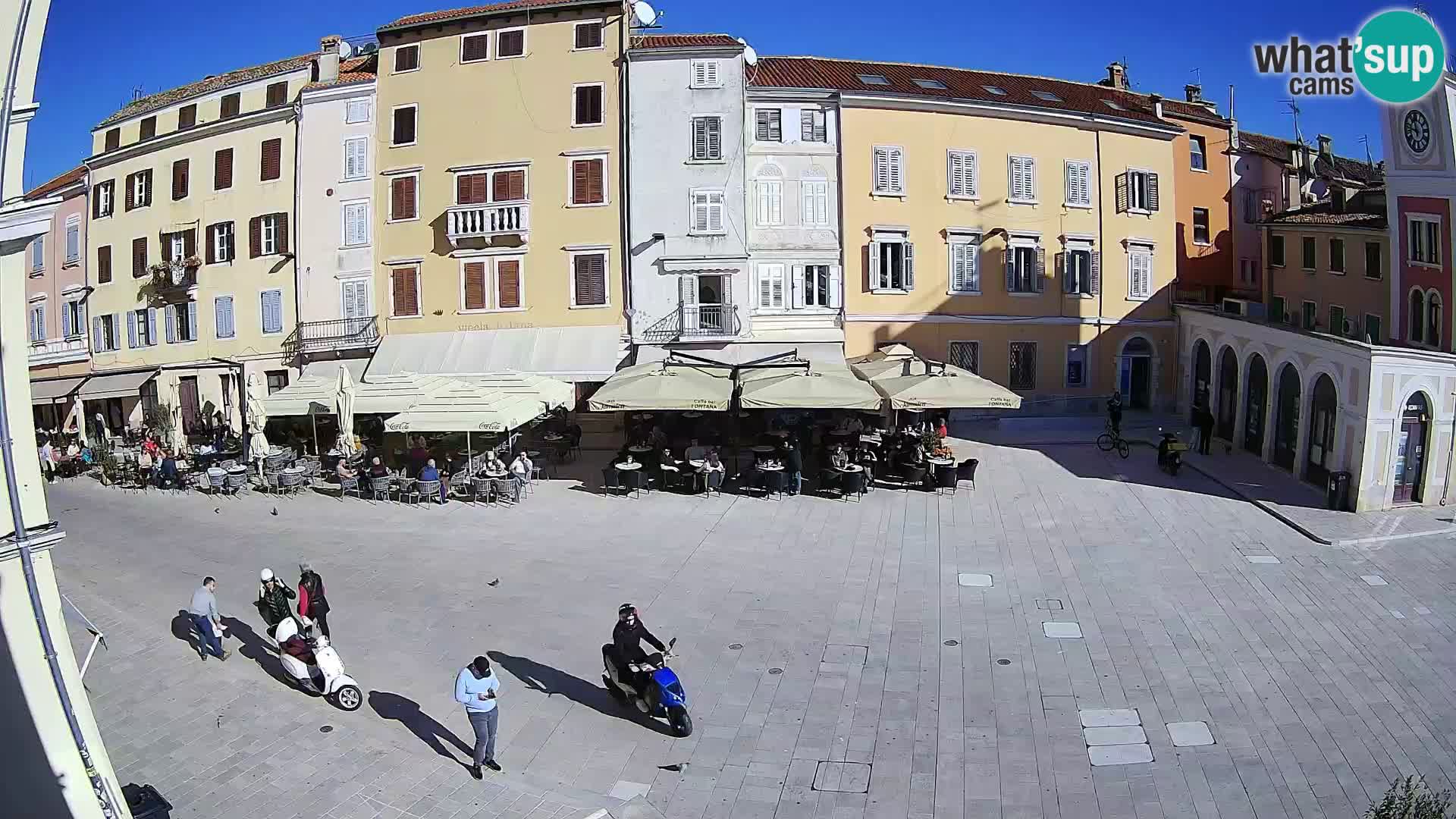 Webcam Rovinj Zentrum – Hauptplatz in Echtzeit