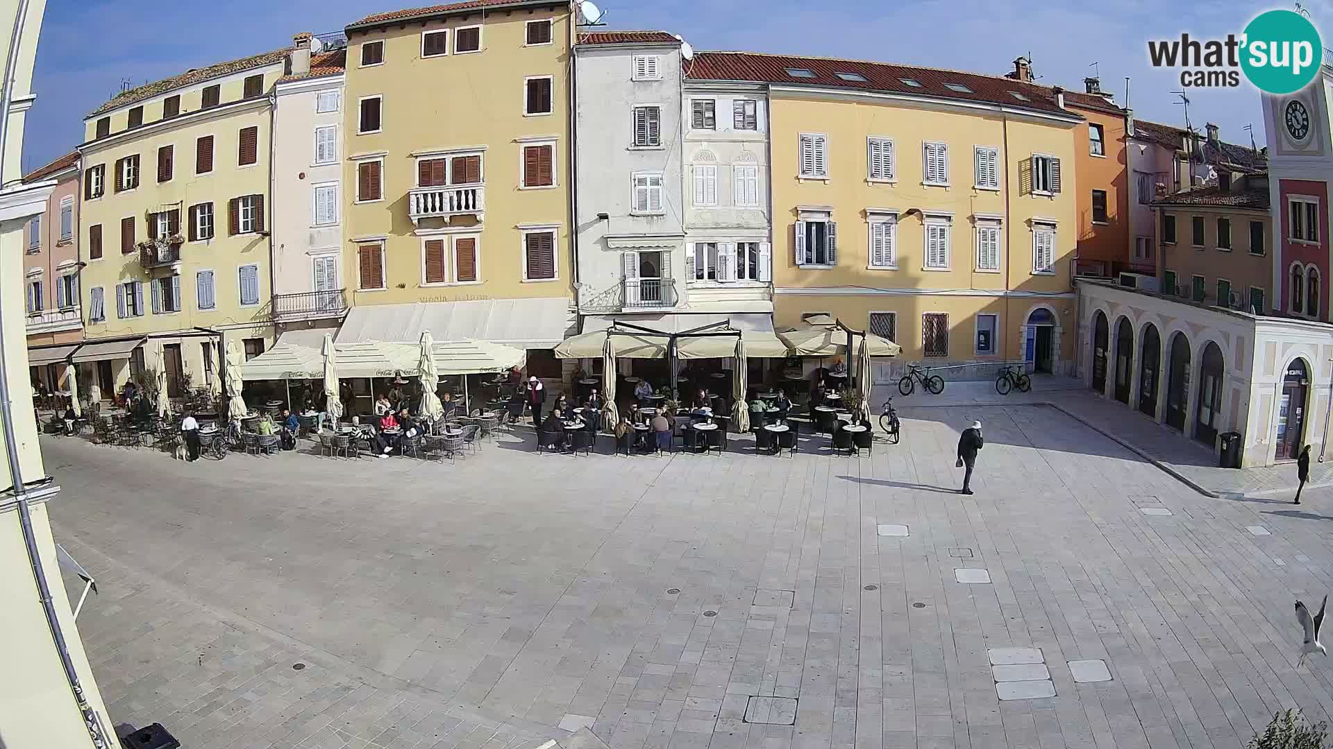 Webcam Rovinj Zentrum – Hauptplatz in Echtzeit