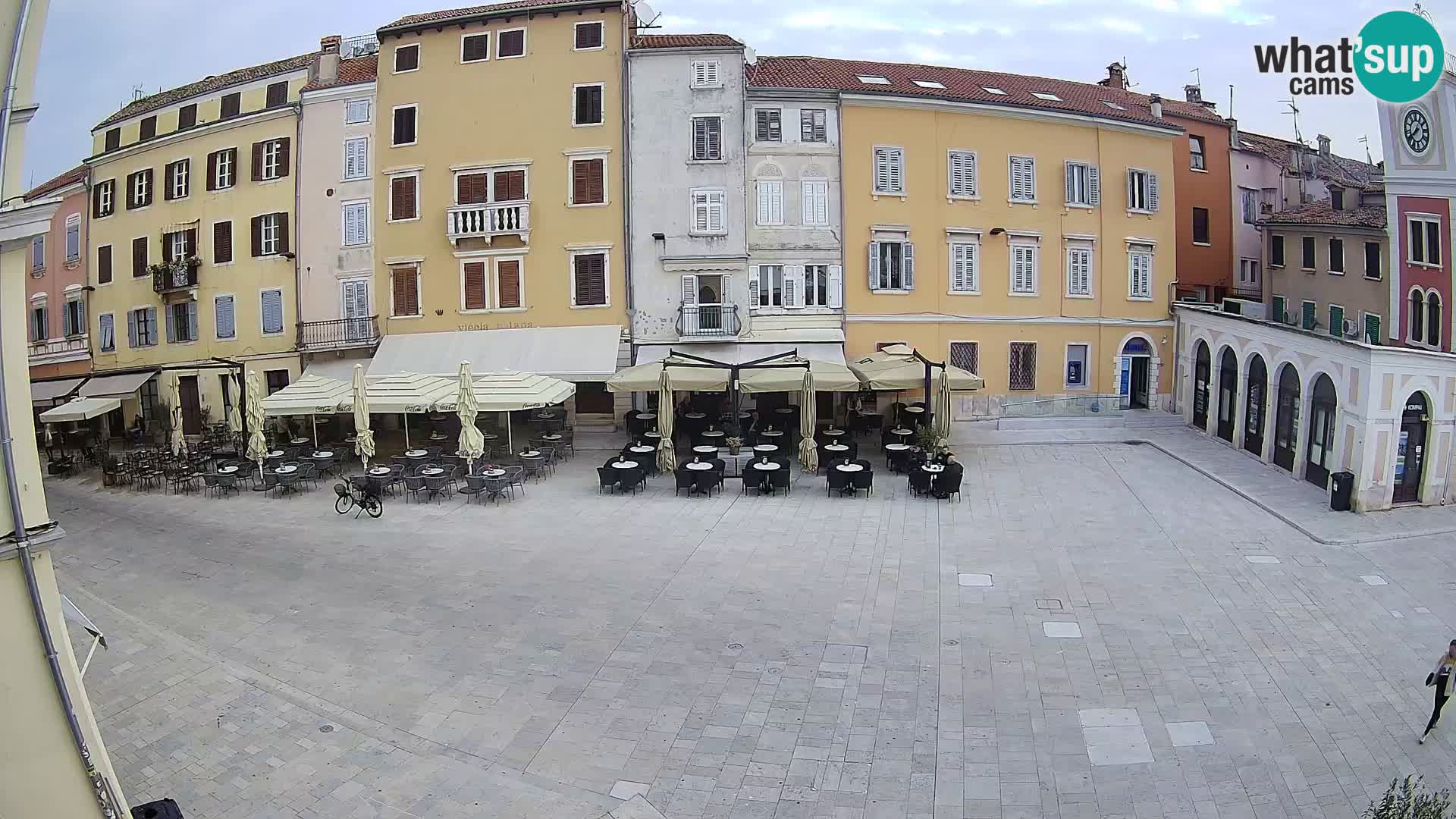 Webcam Rovinj Zentrum – Hauptplatz in Echtzeit