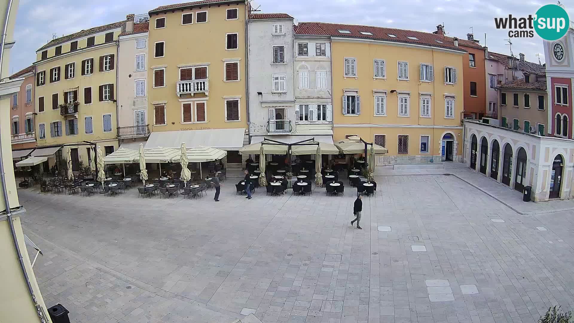 Webcam Rovinj Zentrum – Hauptplatz in Echtzeit