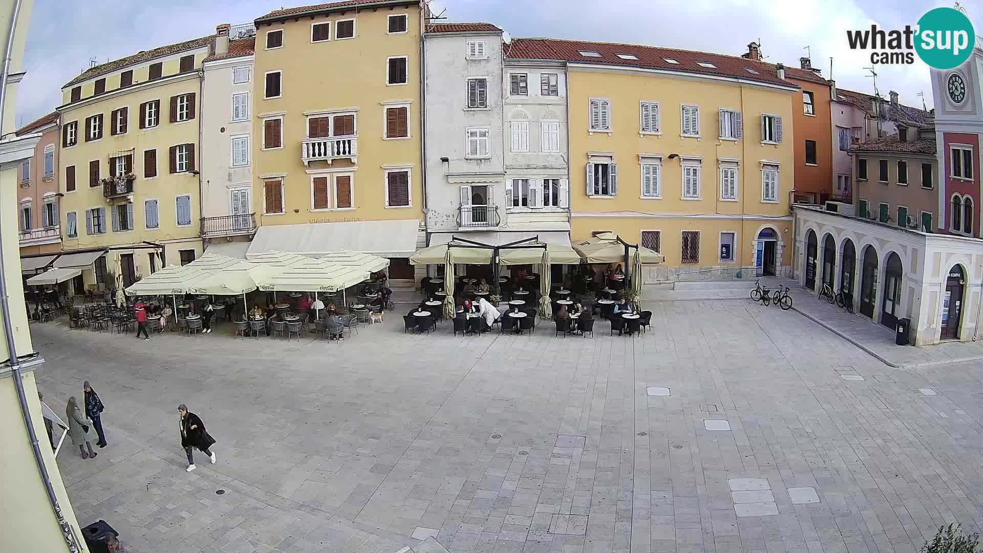 Webcam Rovinj Zentrum – Hauptplatz in Echtzeit
