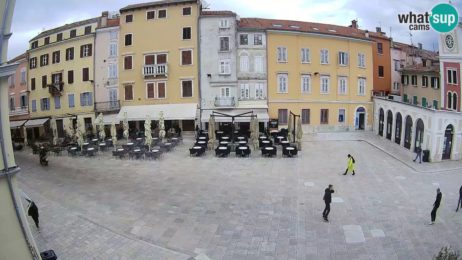 Webcam Rovinj Zentrum – Hauptplatz in Echtzeit