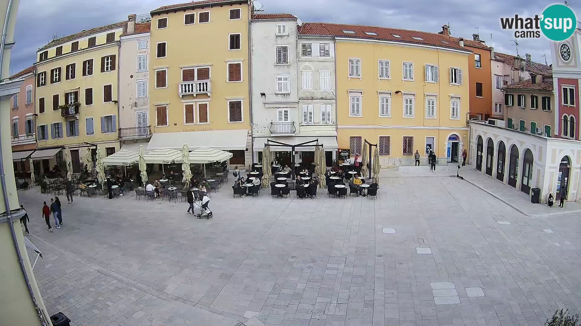 Webcam Rovinj Zentrum – Hauptplatz in Echtzeit