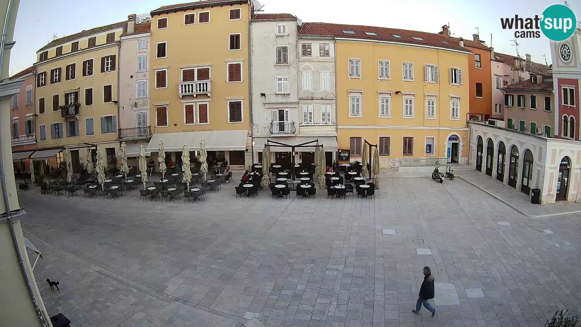 Webcam Rovinj Zentrum – Hauptplatz in Echtzeit
