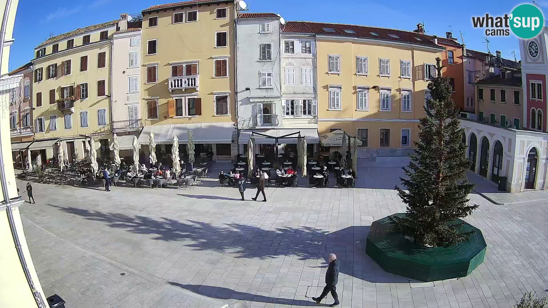 Webcam Rovinj Center – Plaza Principal