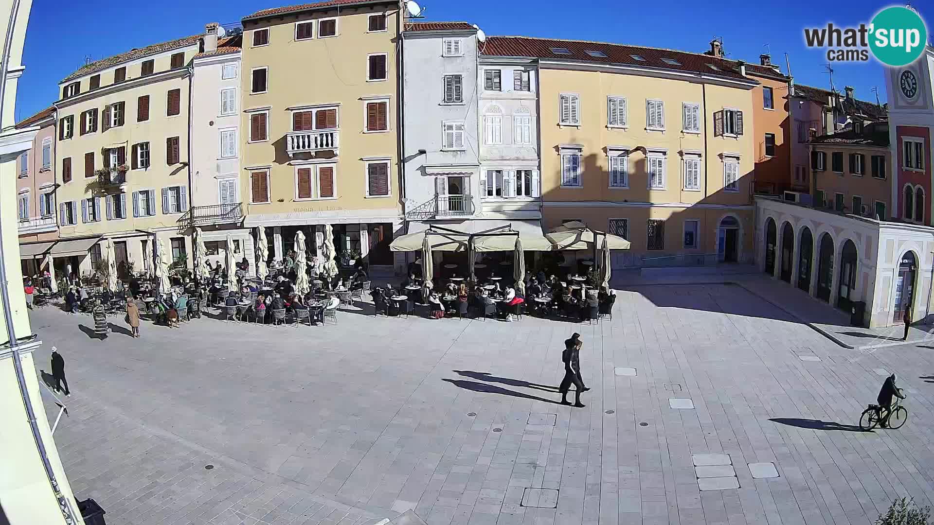 Webcam Rovinj Zentrum – Hauptplatz in Echtzeit