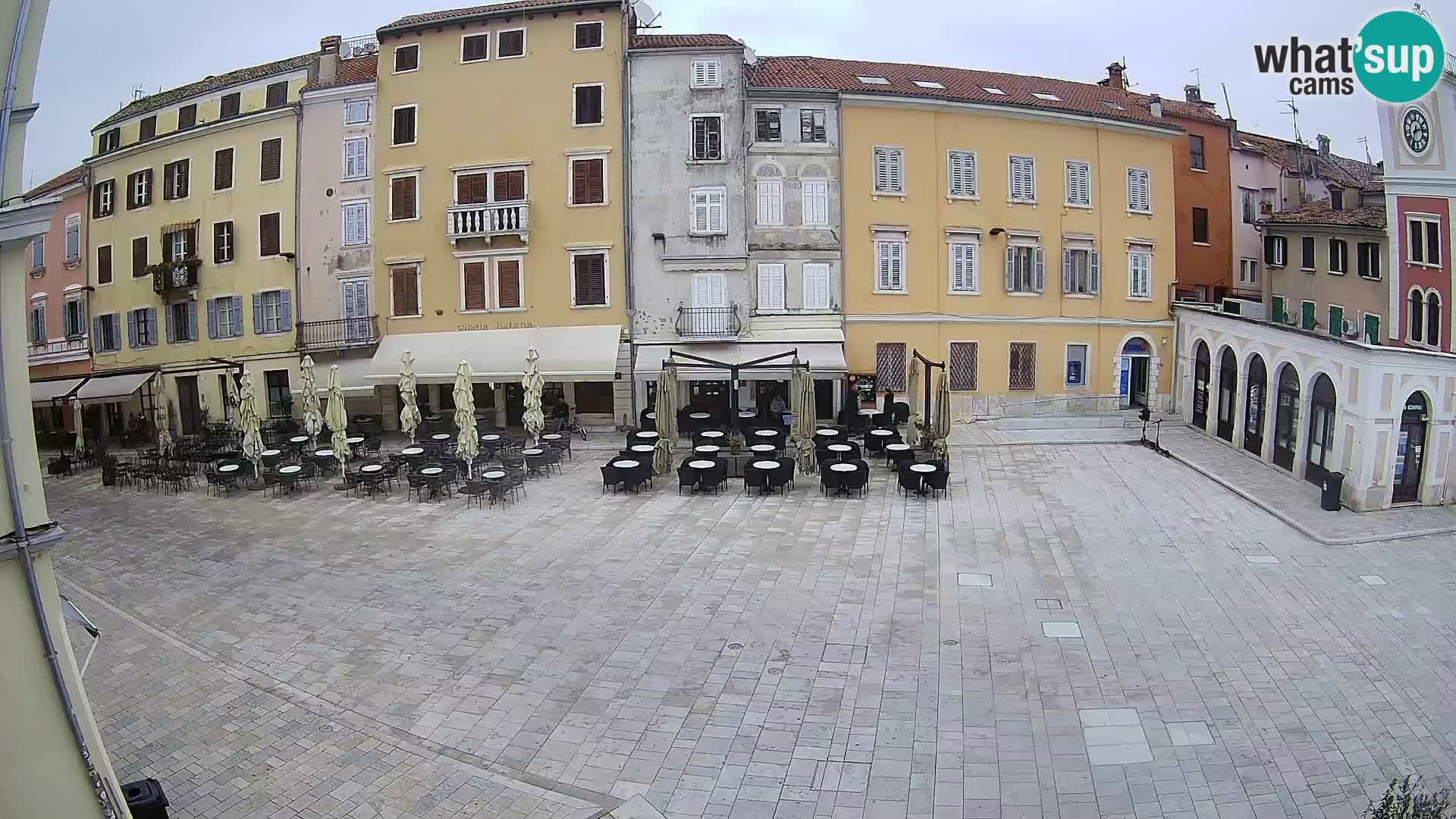 Webcam Rovinj Zentrum – Hauptplatz in Echtzeit