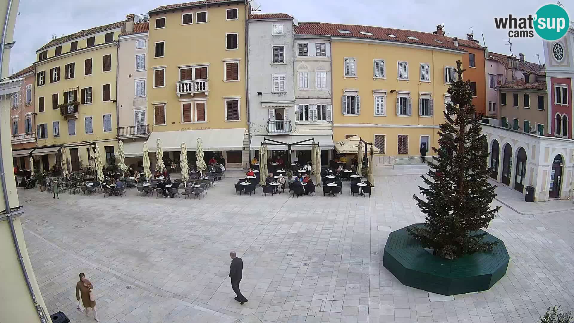 Webcam Rovinj Zentrum – Hauptplatz in Echtzeit