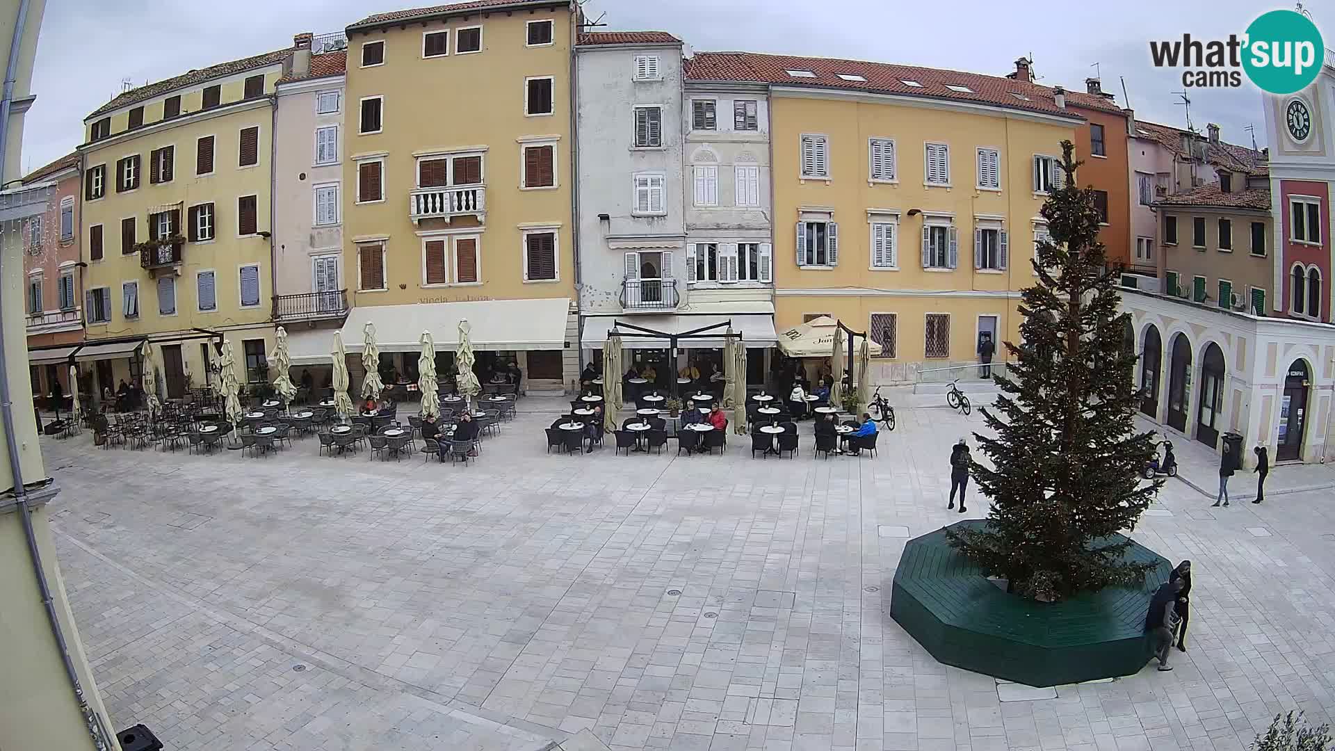 Webcam Rovinj Zentrum – Hauptplatz in Echtzeit