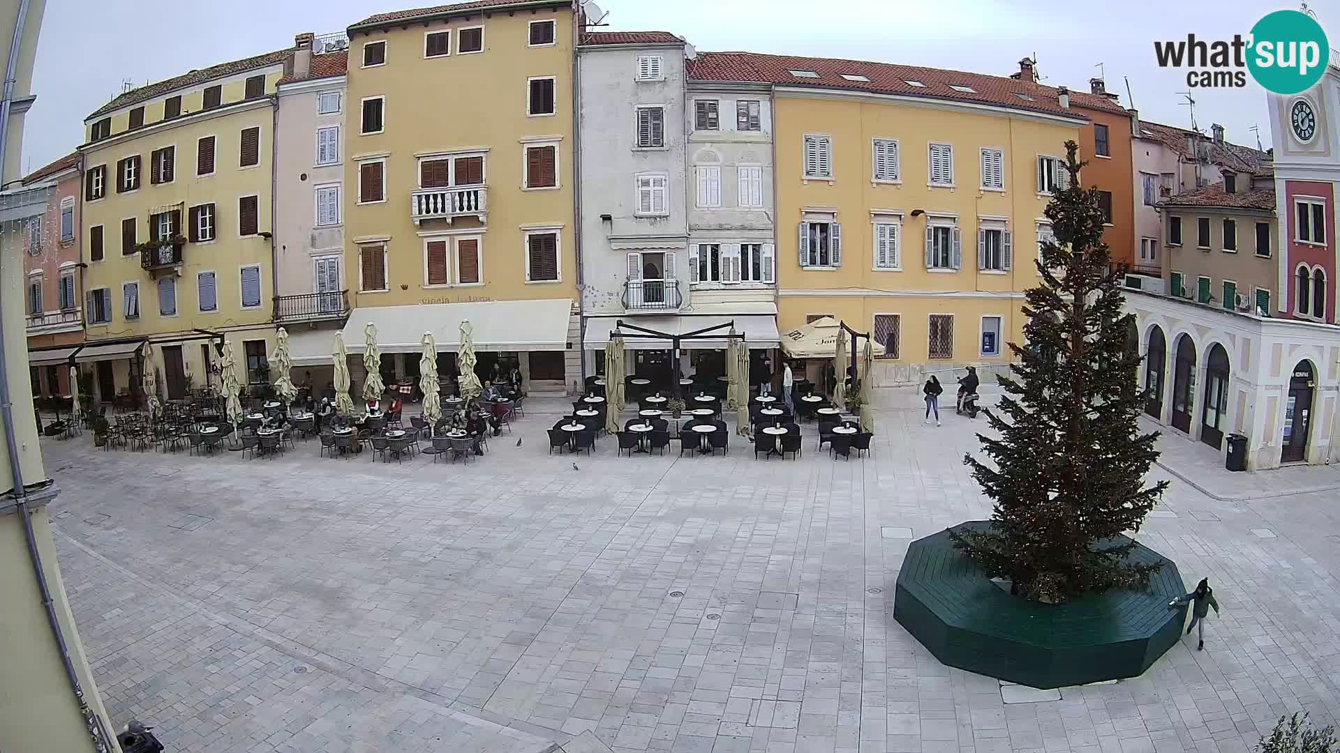 Webcam Rovinj Zentrum – Hauptplatz in Echtzeit