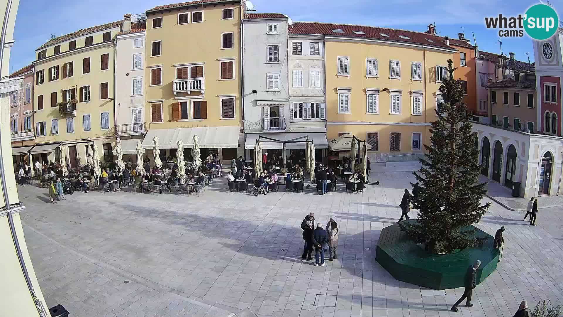 Webcam Rovinj Center – Plaza Principal