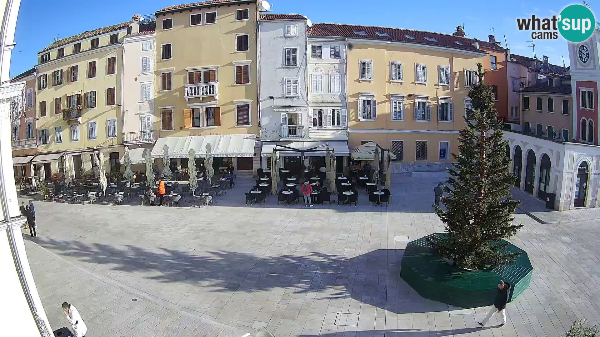 Webcam Rovinj Zentrum – Hauptplatz in Echtzeit