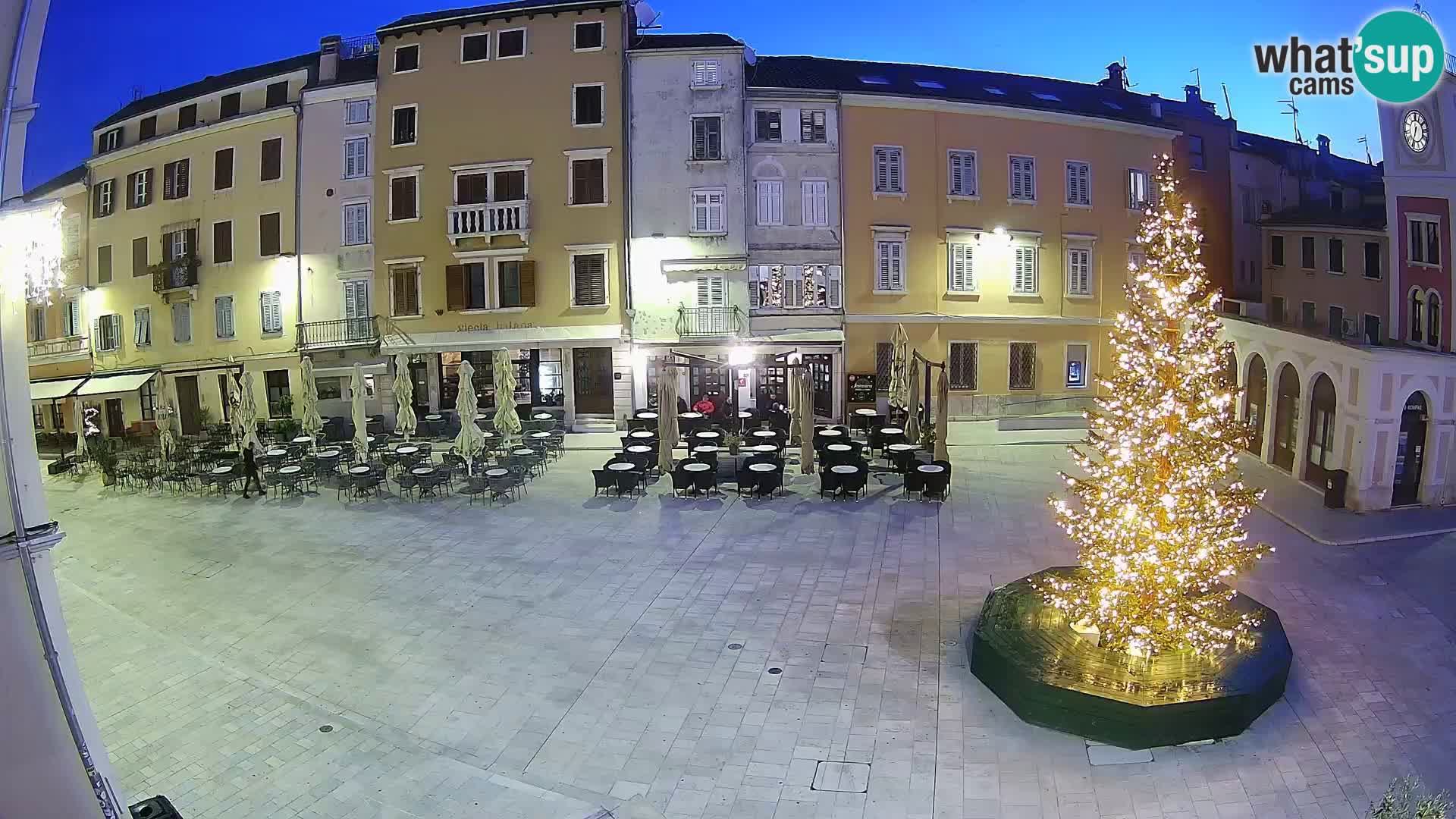 Webcam Rovinj Zentrum – Hauptplatz in Echtzeit