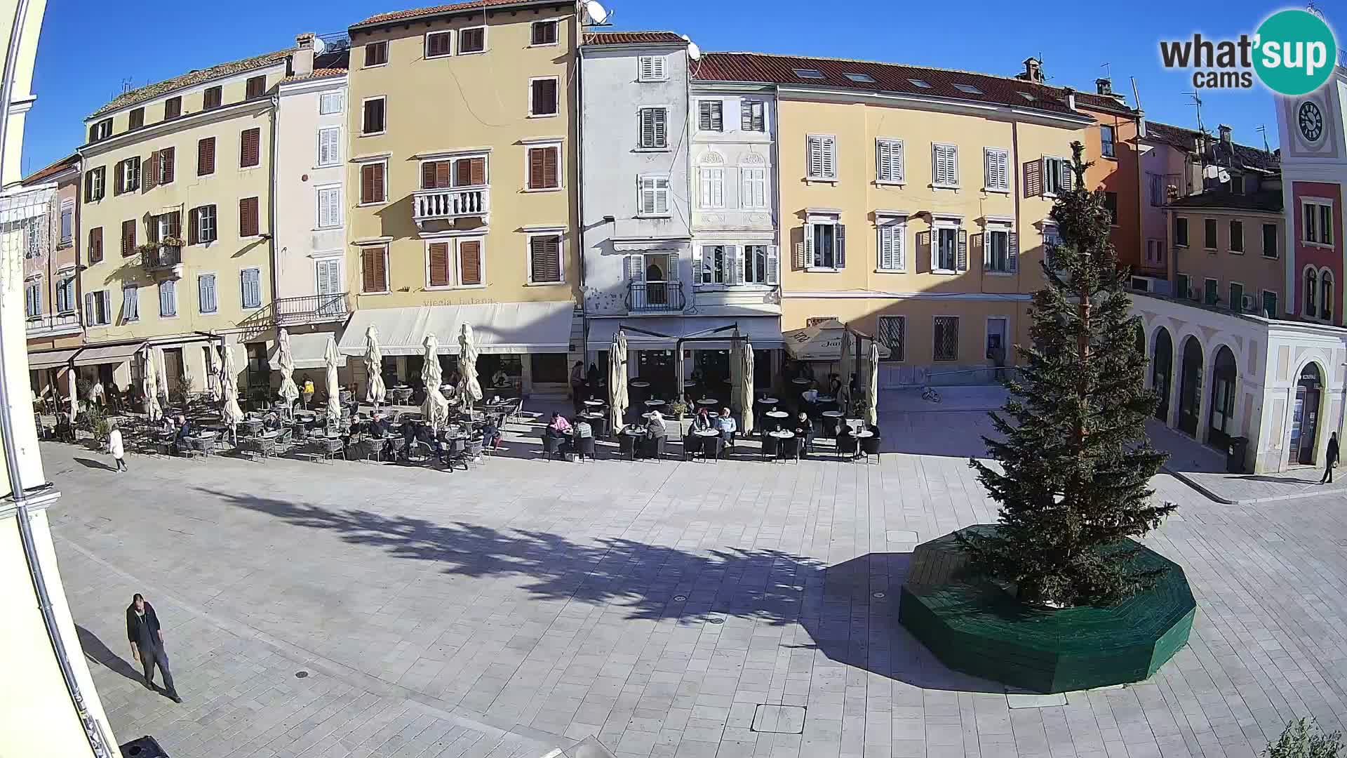 Webcam Rovinj Zentrum – Hauptplatz in Echtzeit