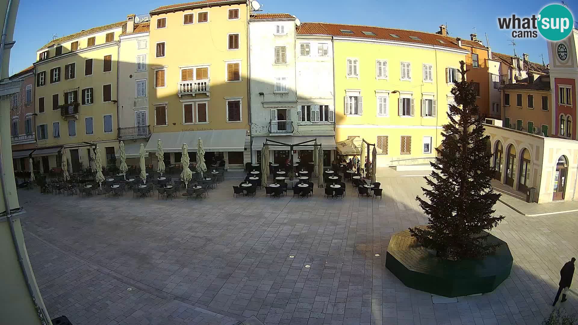 Webcam Rovinj Zentrum – Hauptplatz in Echtzeit