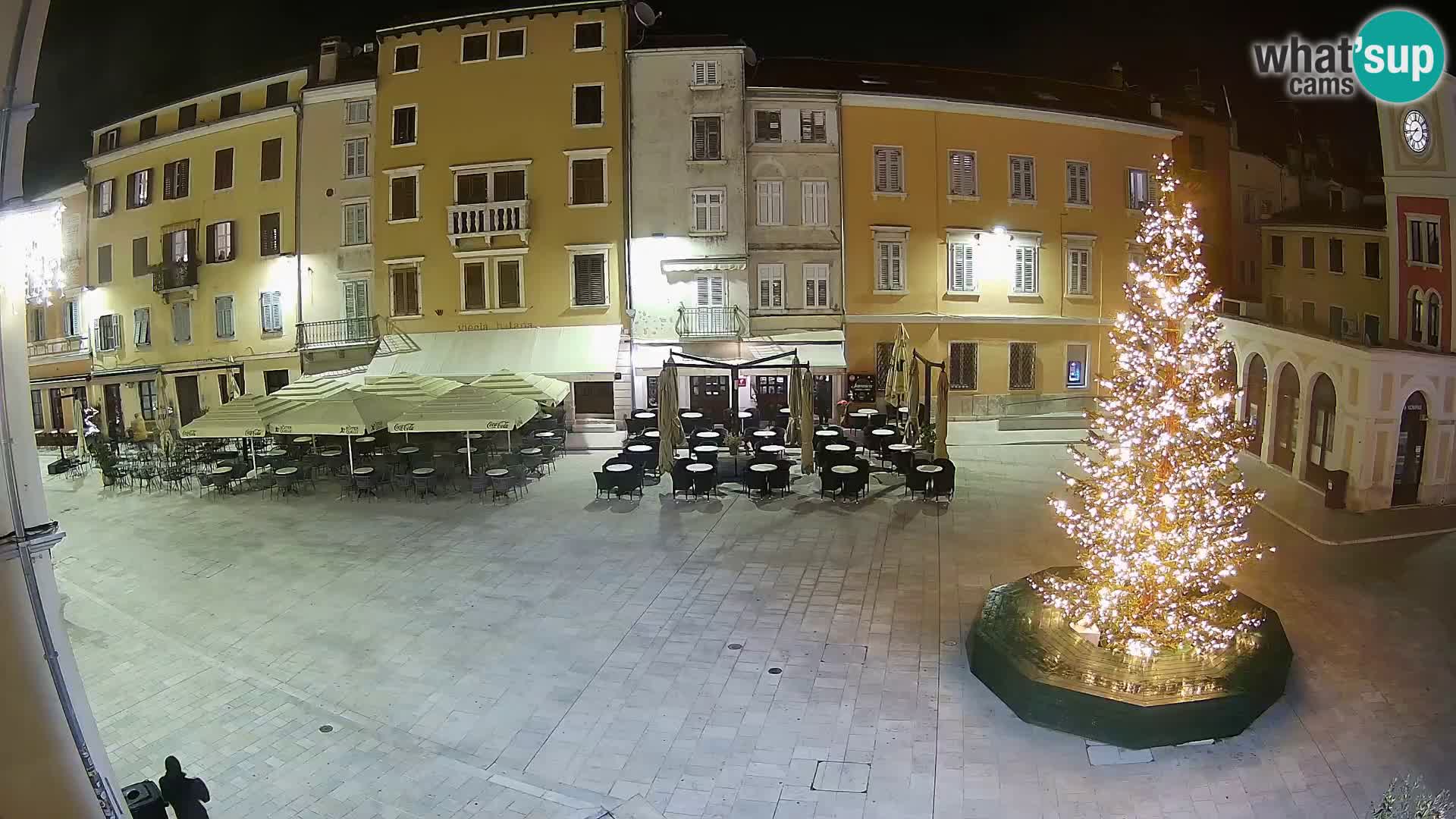 Webcam Rovinj Zentrum – Hauptplatz in Echtzeit