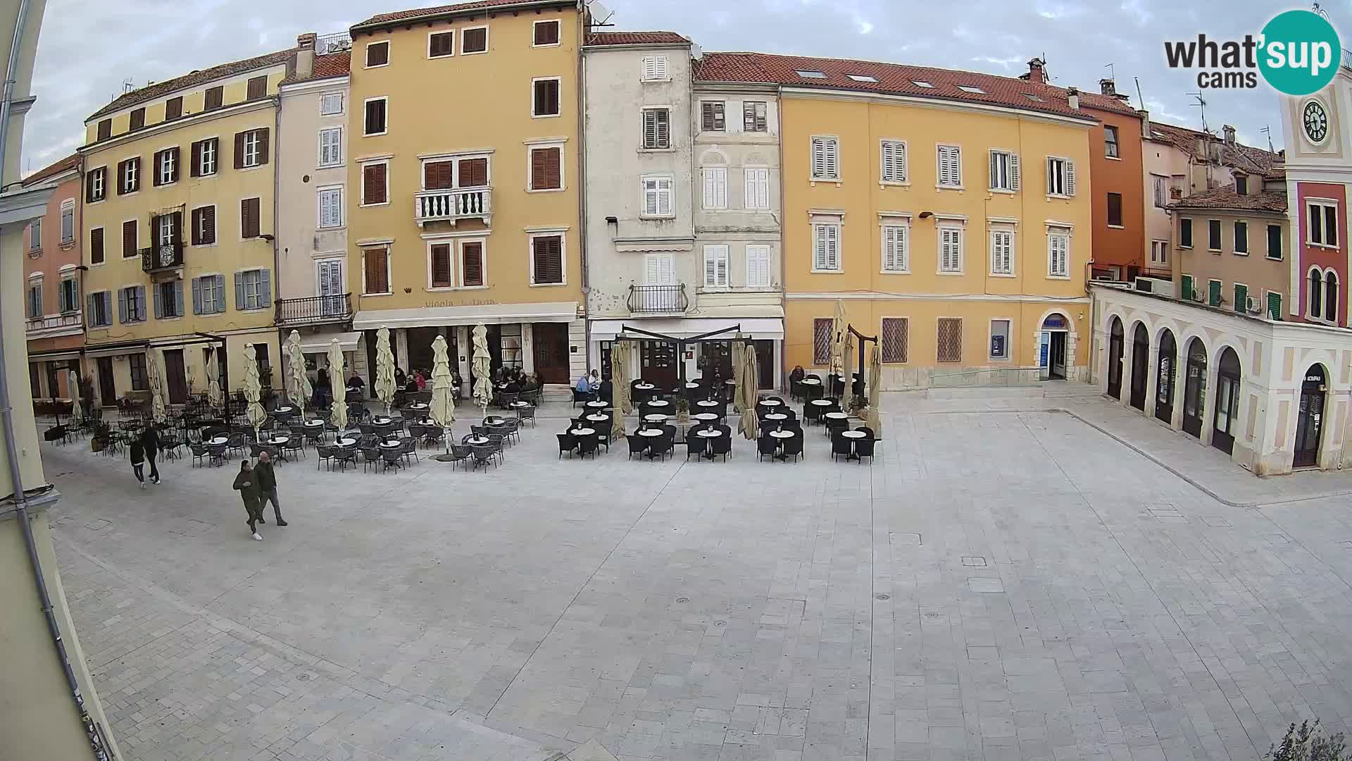 Webcam Rovinj Zentrum – Hauptplatz in Echtzeit