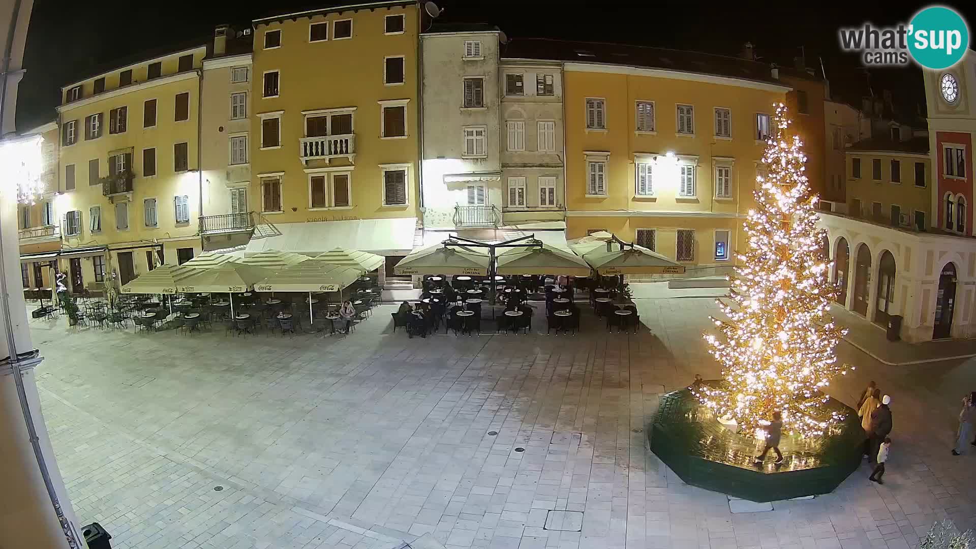 Webcam Rovinj Zentrum – Hauptplatz in Echtzeit