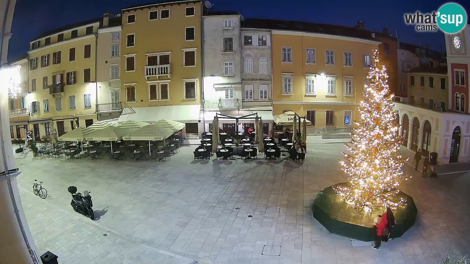 Webcam Rovinj Zentrum – Hauptplatz in Echtzeit