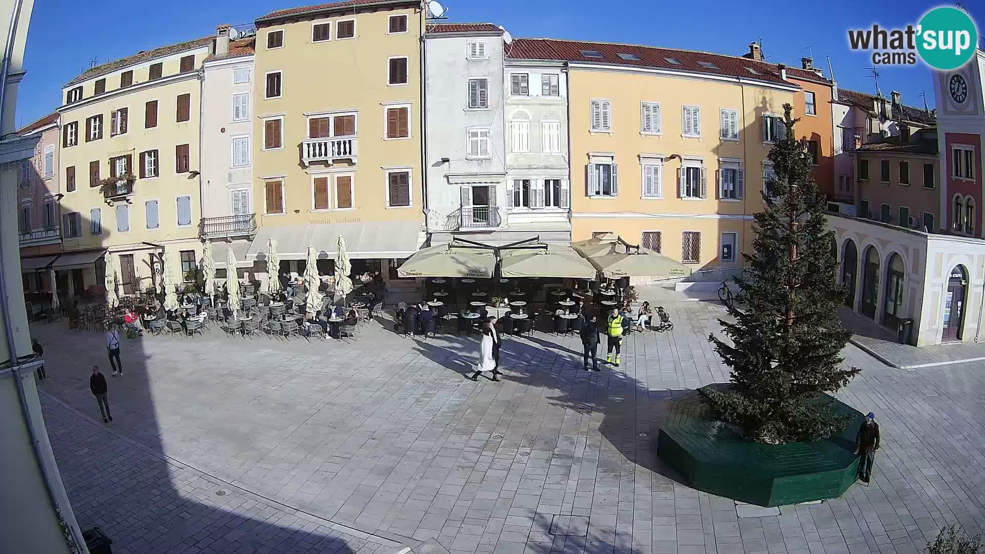 Webcam Rovinj Zentrum – Hauptplatz in Echtzeit
