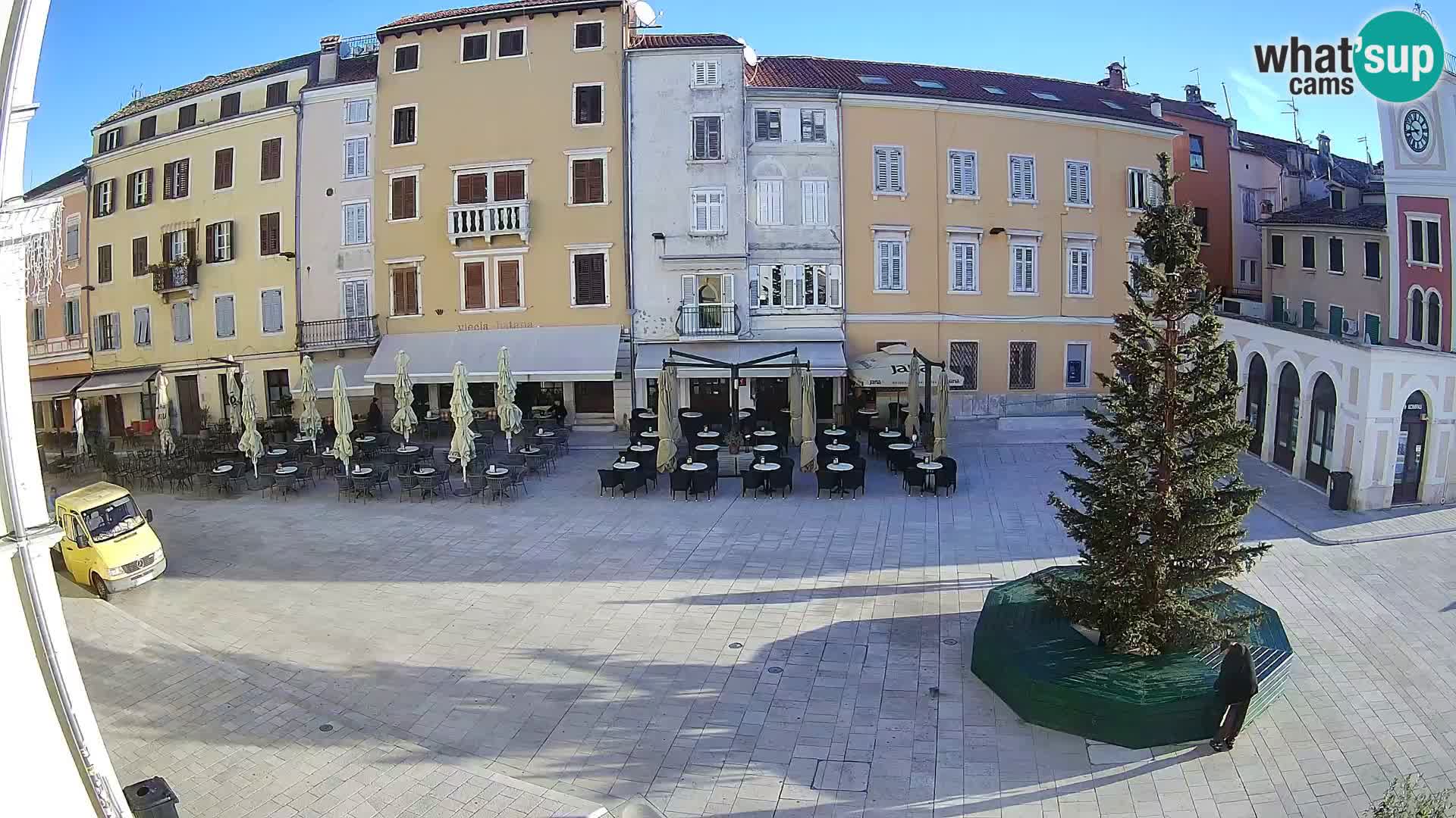 Webcam Rovinj Zentrum – Hauptplatz in Echtzeit