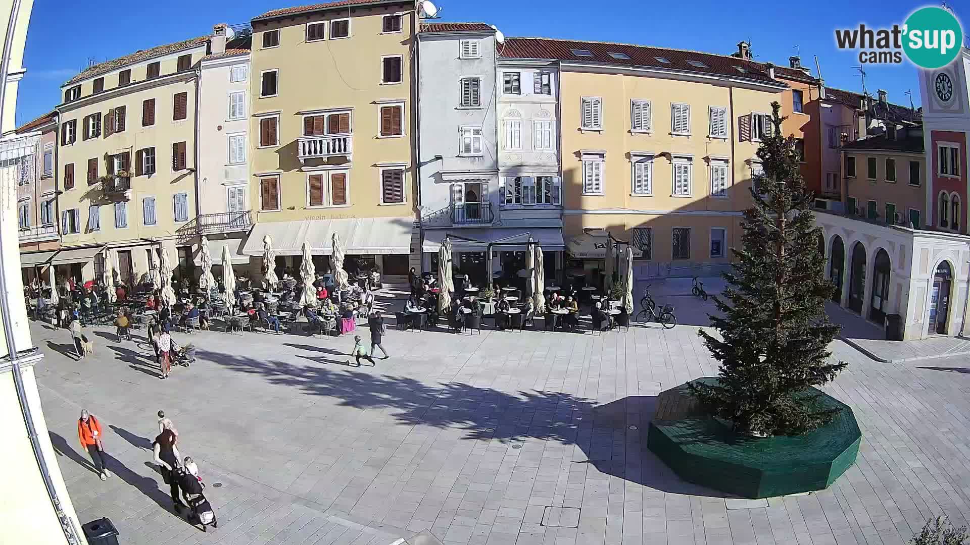Webcam Rovinj Zentrum – Hauptplatz in Echtzeit