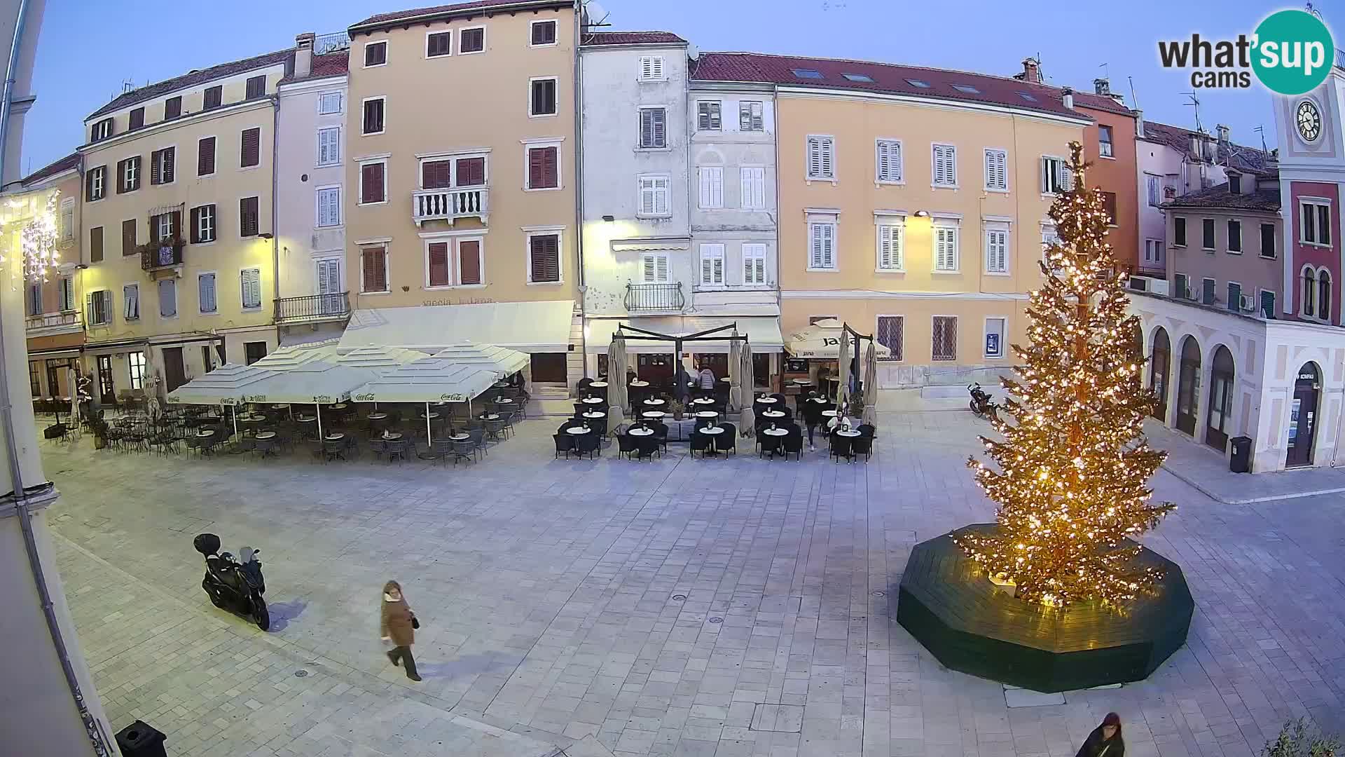 Webcam Rovinj Zentrum – Hauptplatz in Echtzeit