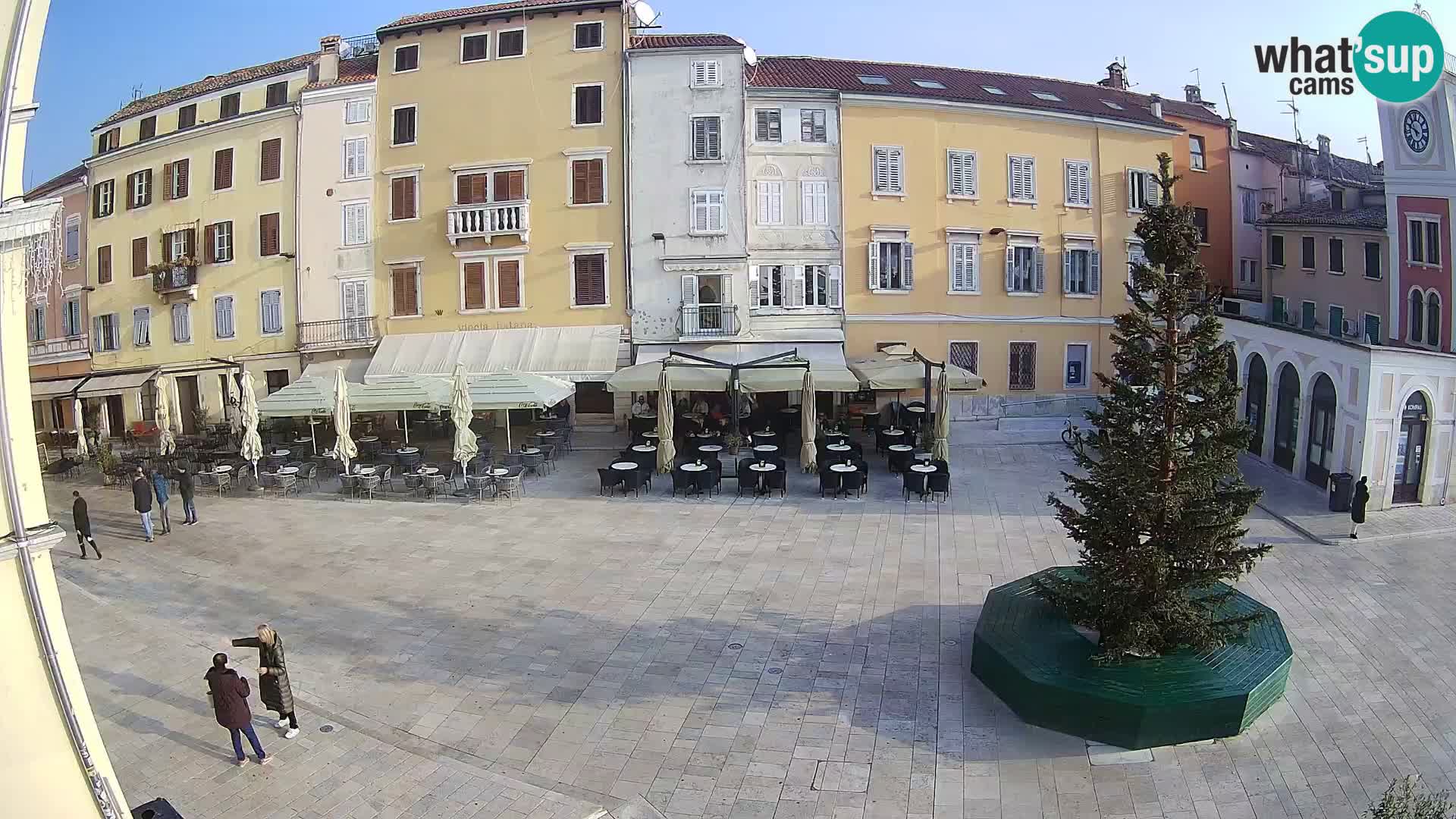 Webcam Rovinj Zentrum – Hauptplatz in Echtzeit