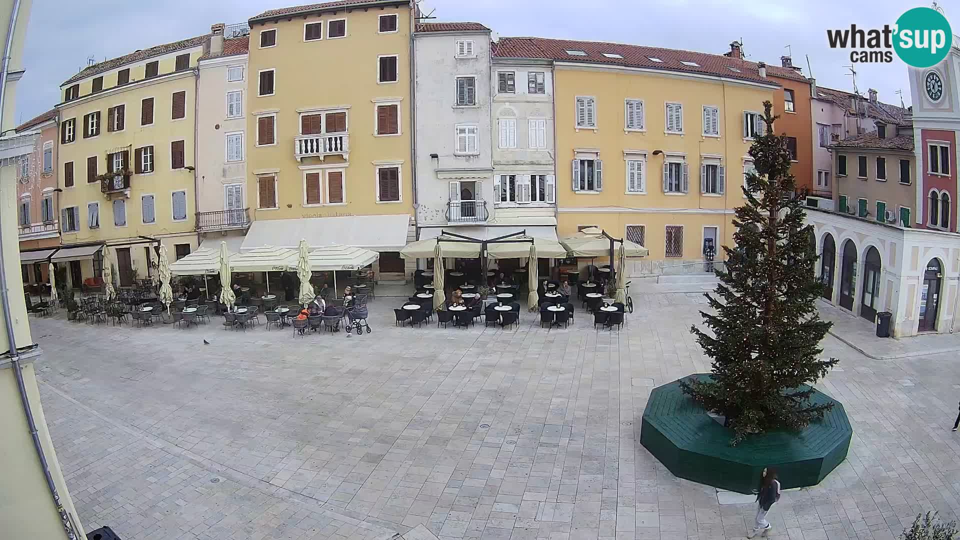 Webcam Rovinj Zentrum – Hauptplatz in Echtzeit
