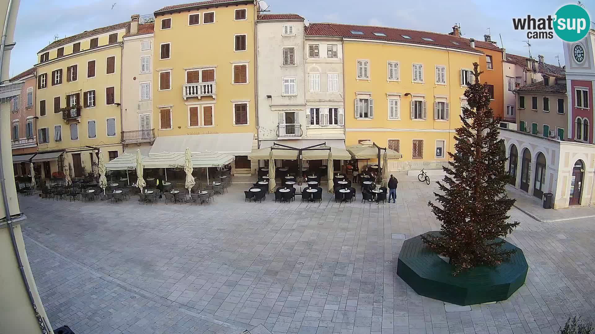 Webcam Rovinj Zentrum – Hauptplatz in Echtzeit