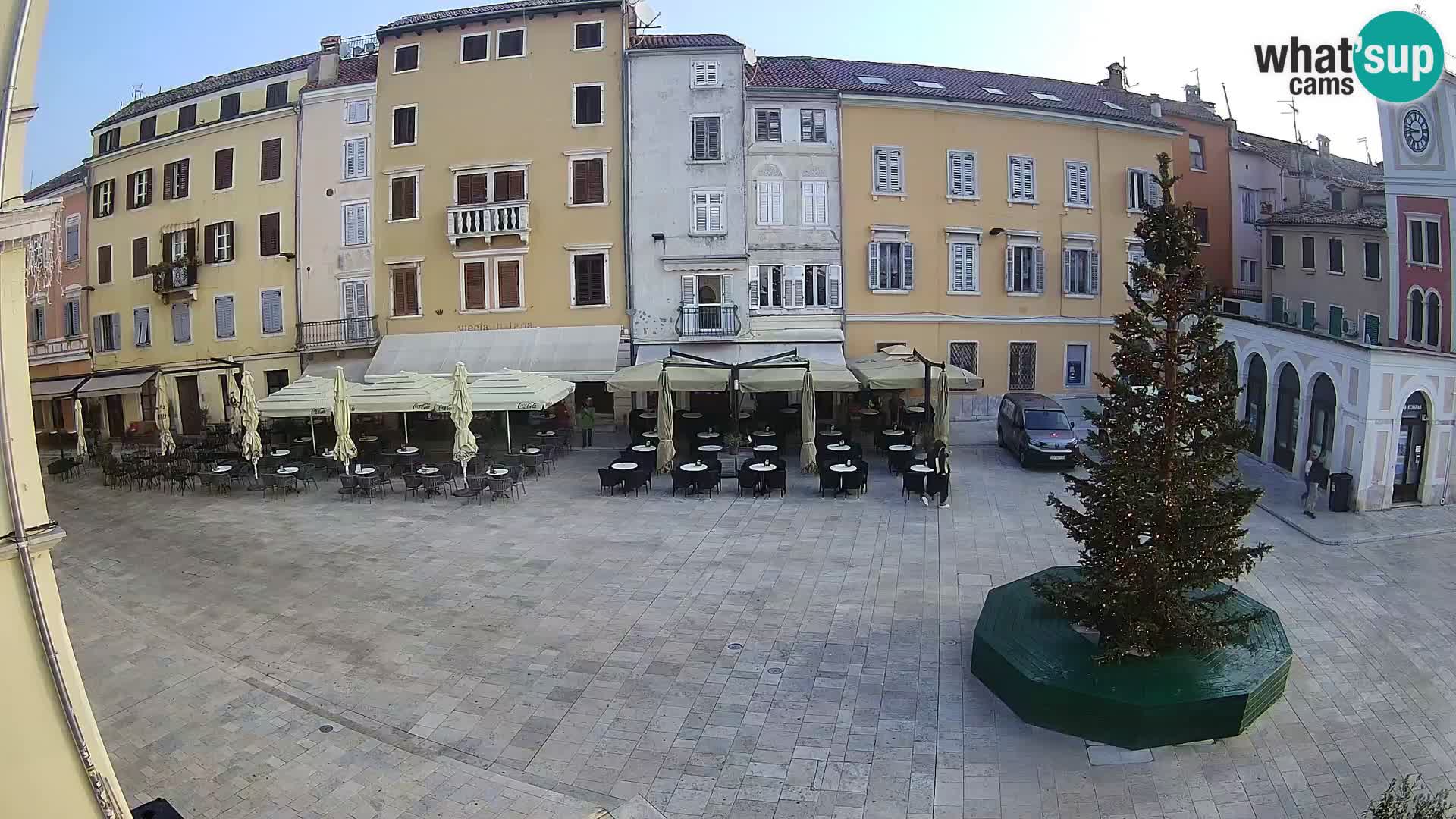 Webcam Rovinj Zentrum – Hauptplatz in Echtzeit