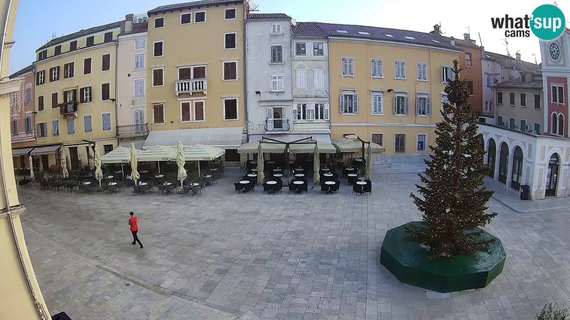 Webcam Rovinj Zentrum – Hauptplatz in Echtzeit