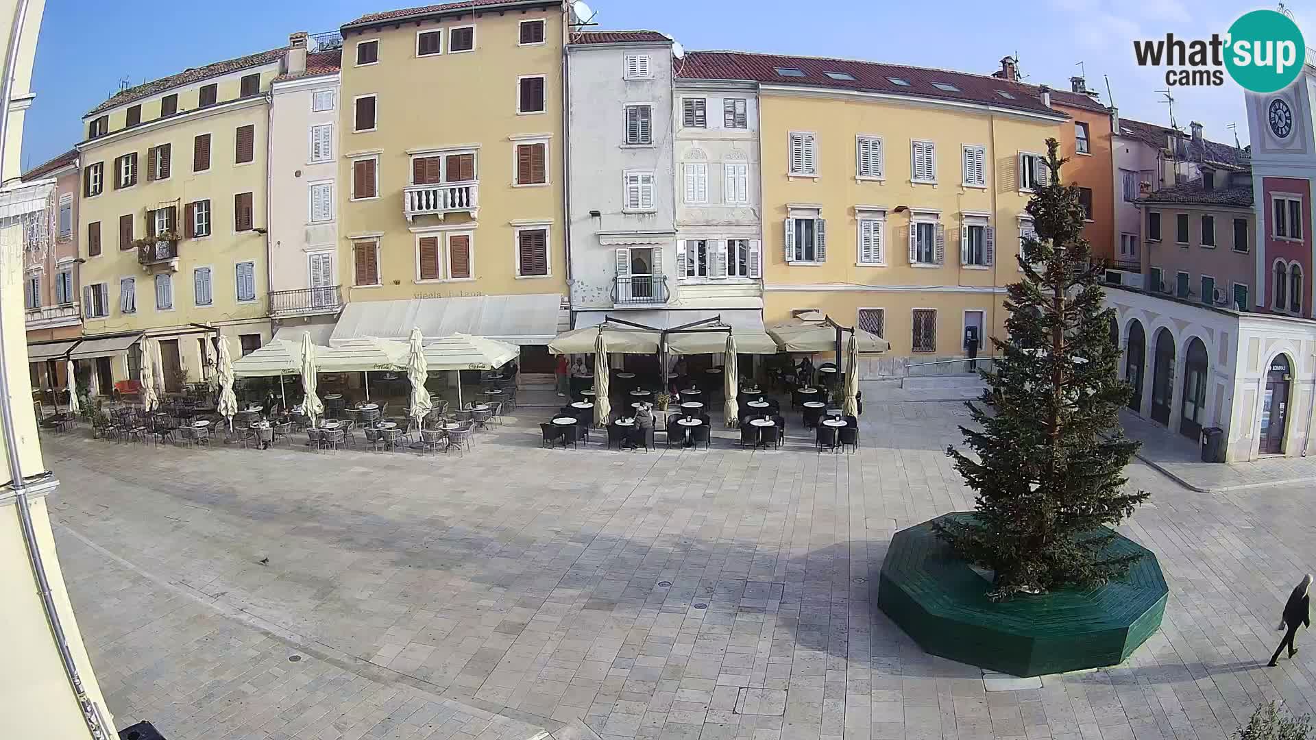 Webcam Rovinj Zentrum – Hauptplatz in Echtzeit