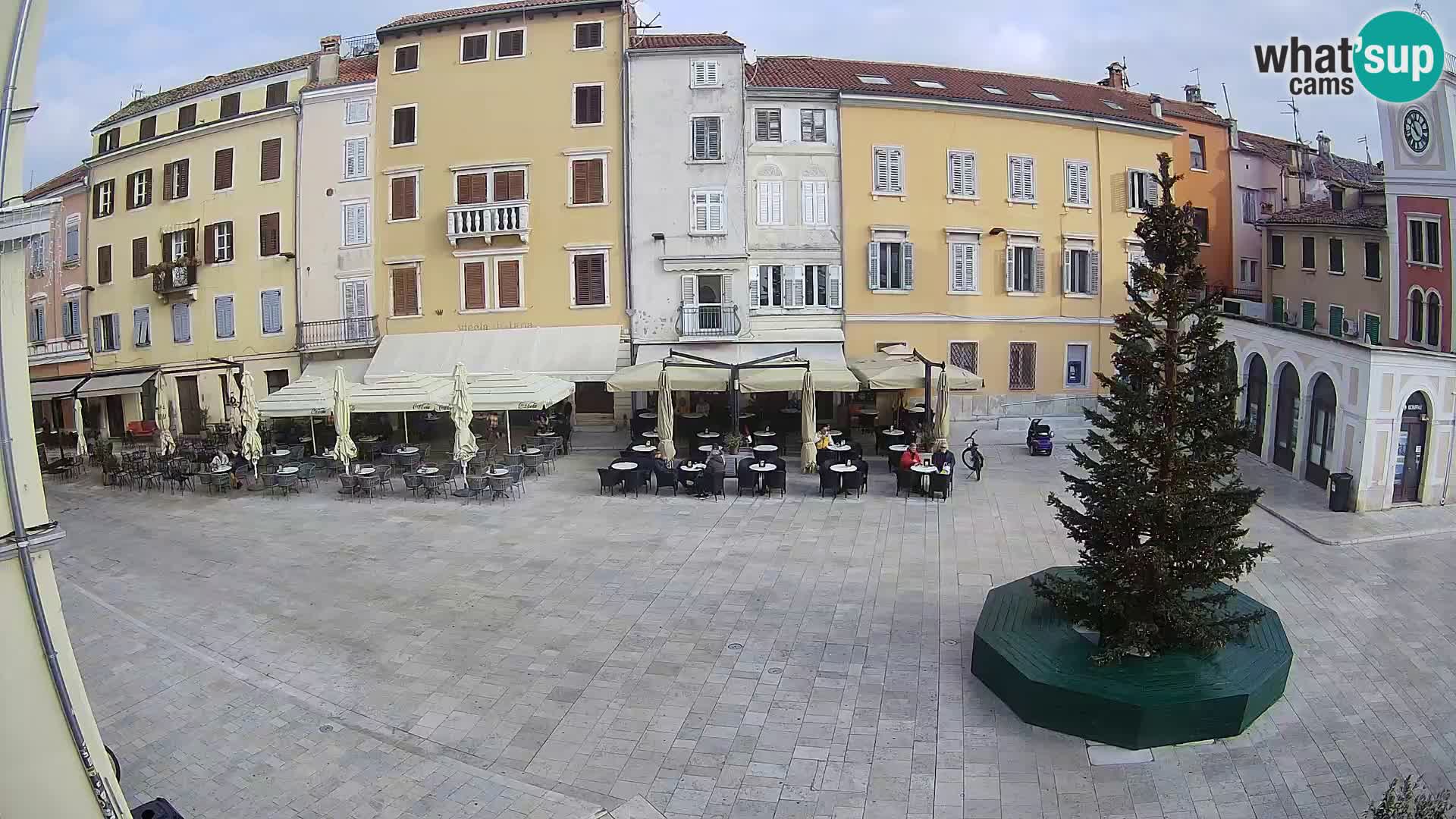 Webcam Rovinj Zentrum – Hauptplatz in Echtzeit