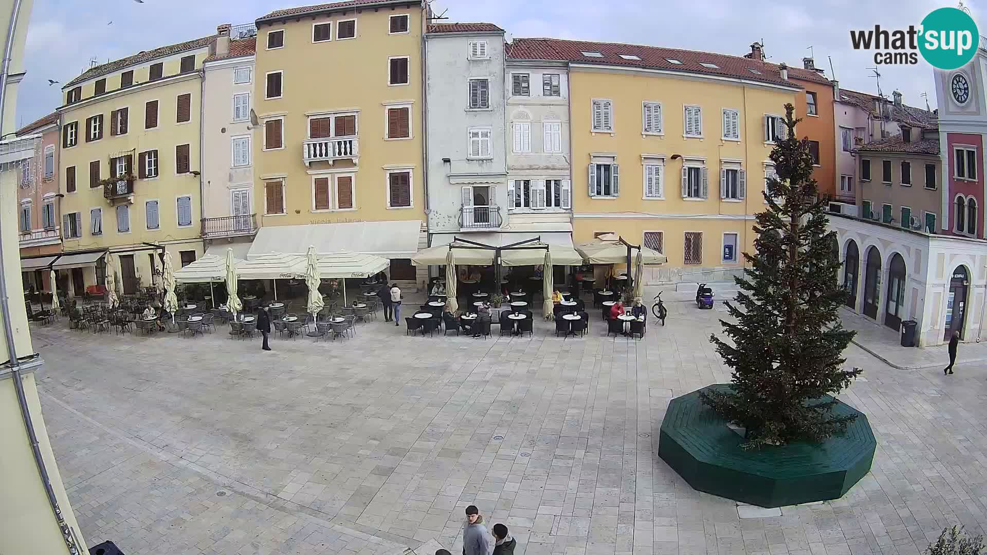 Webcam Rovinj Center – Plaza Principal